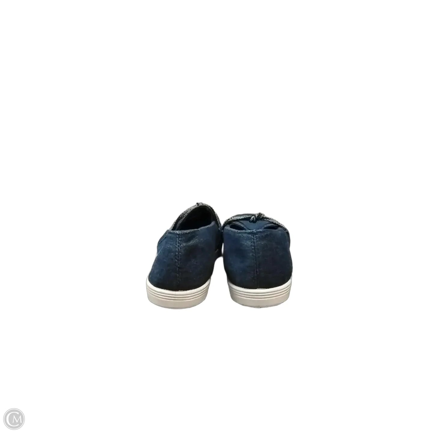 Shoes Flats By Clothes Mentor In Blue Denim, Size: 7.5