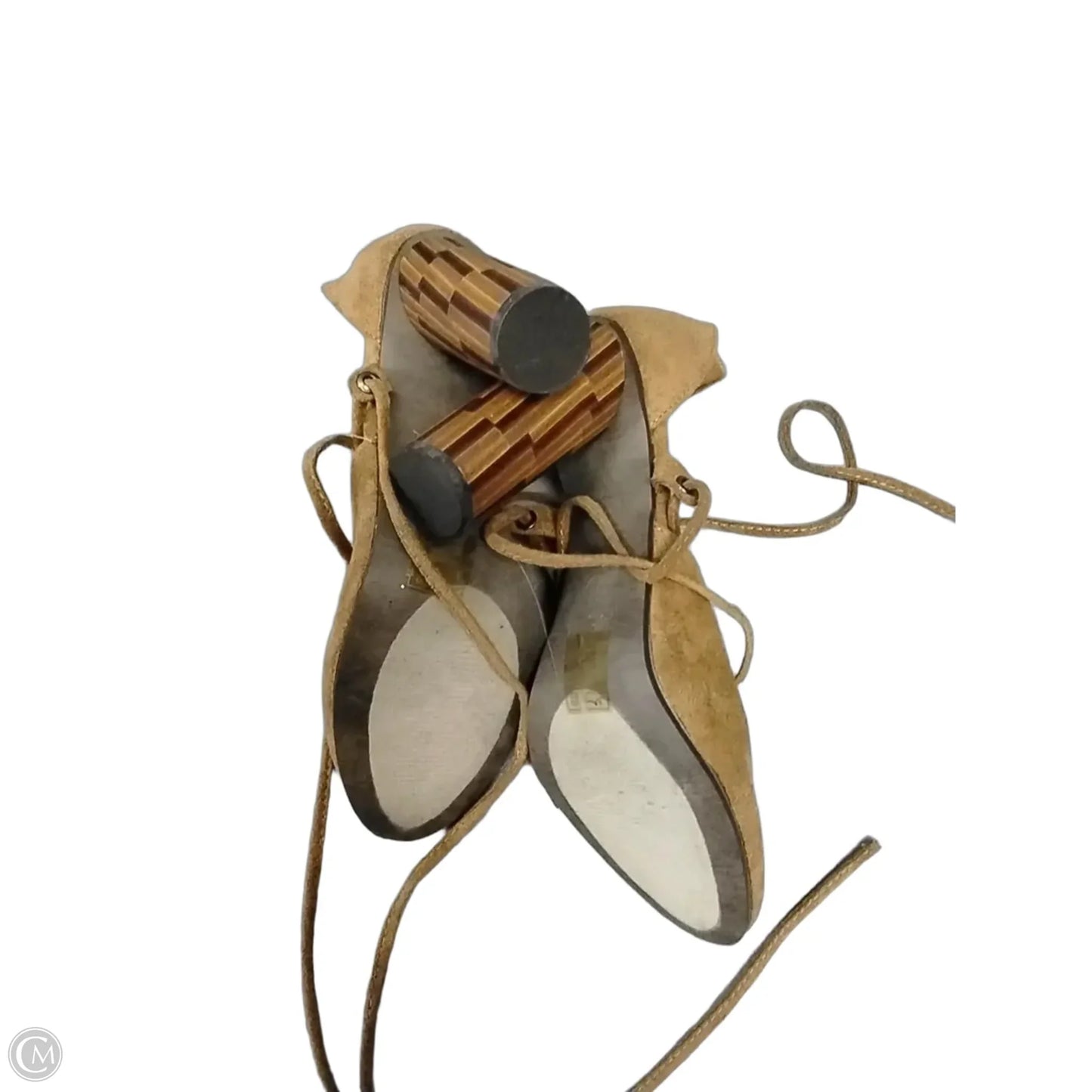 Shoes Heels Platform By Clothes Mentor In Brown, Size: 7.5