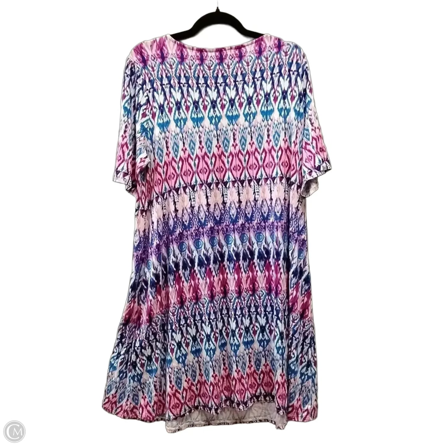 Dress Casual Maxi By Chicos In Geometric Pattern, Size: Xl
