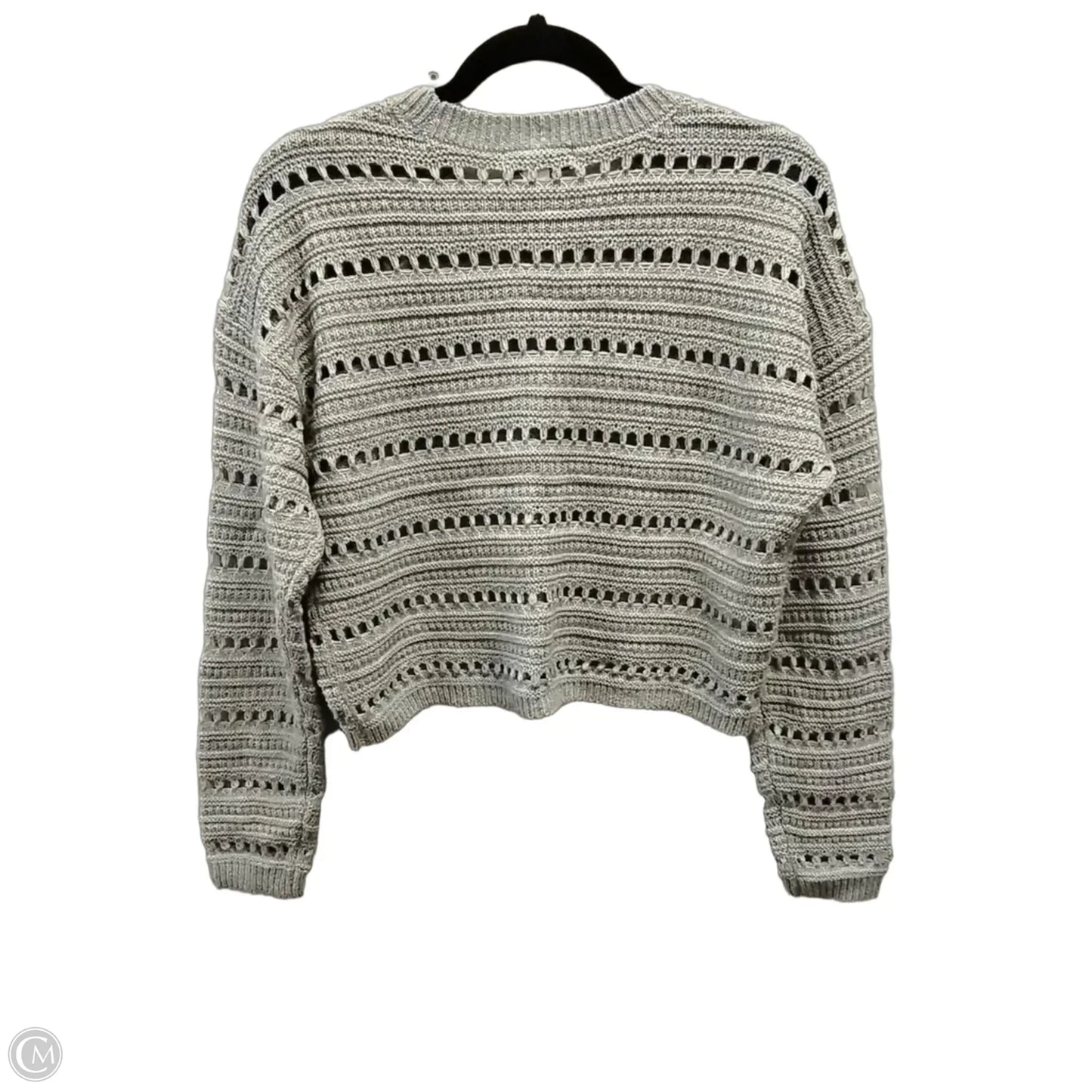 Sweater By Clothes Mentor In Grey, Size: S