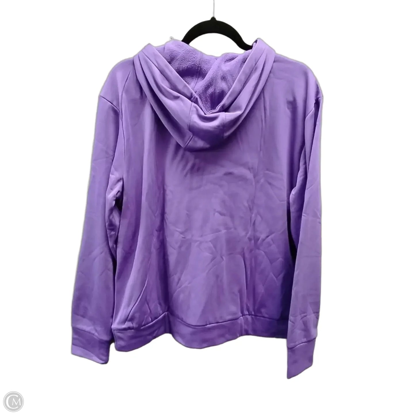 Sweatshirt Hoodie By Under Armour In Purple, Size: L