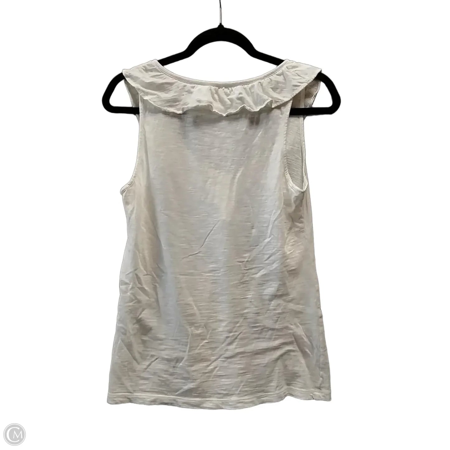 Top Sleeveless Designer By Lilly Pulitzer In Cream, Size: S