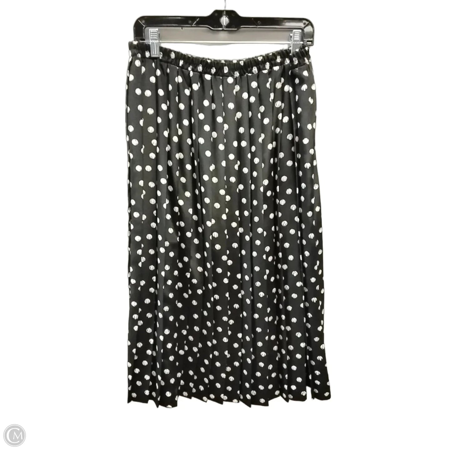 Skort 2pc Set By Leslie Fay In Black & Cream, Size: 18
