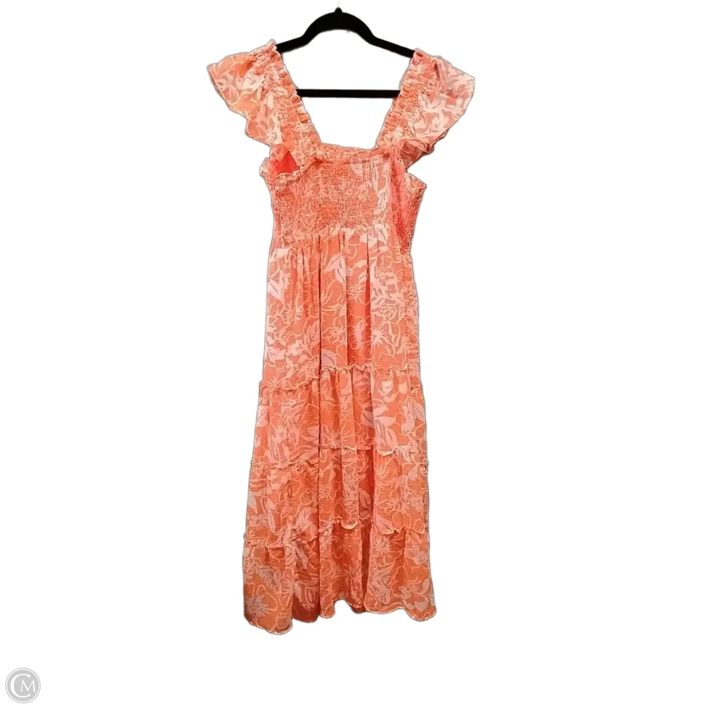 Dress Casual Maxi By Clothes Mentor In Orange, Size: S