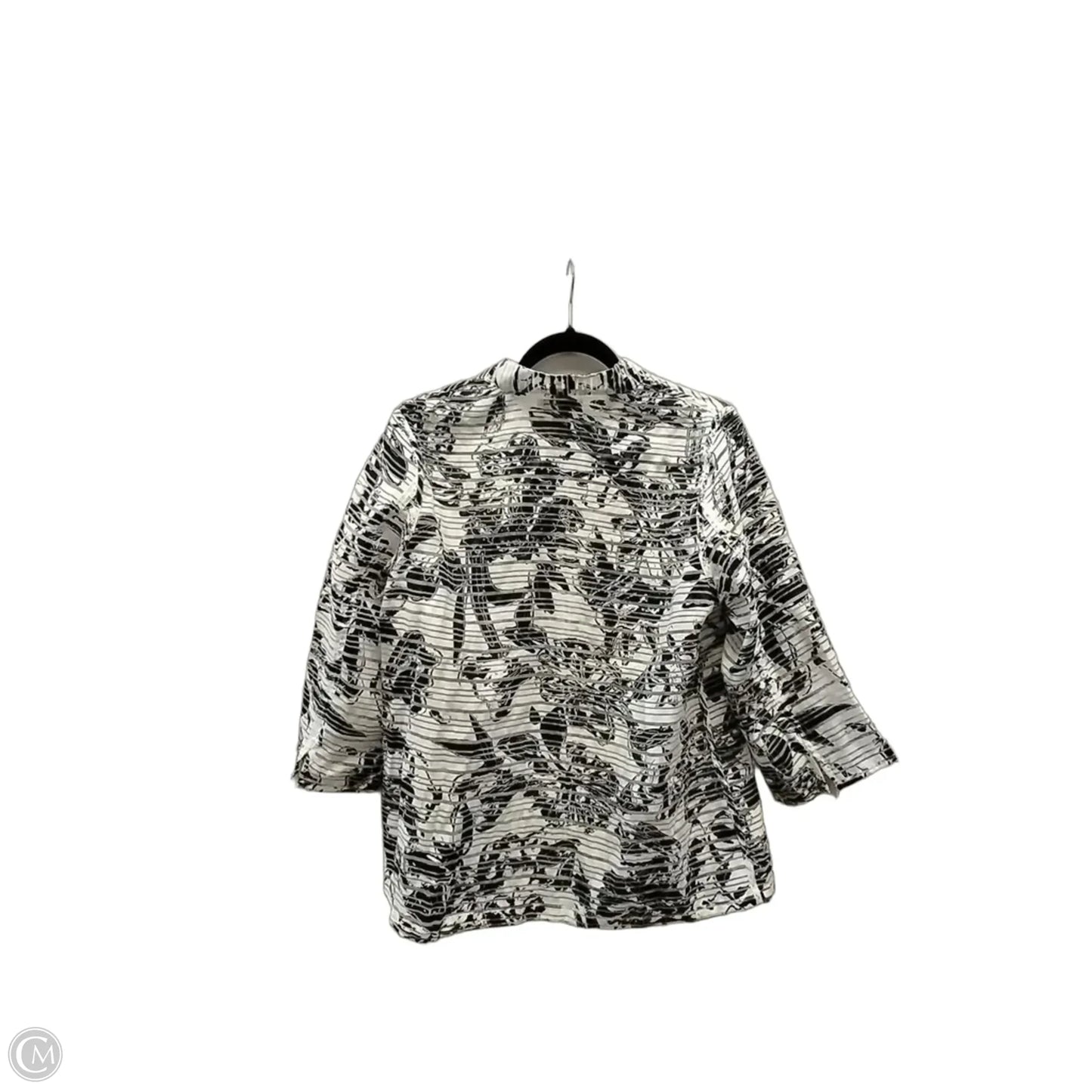 Jacket Other By Coldwater Creek In Black & White, Size: 14