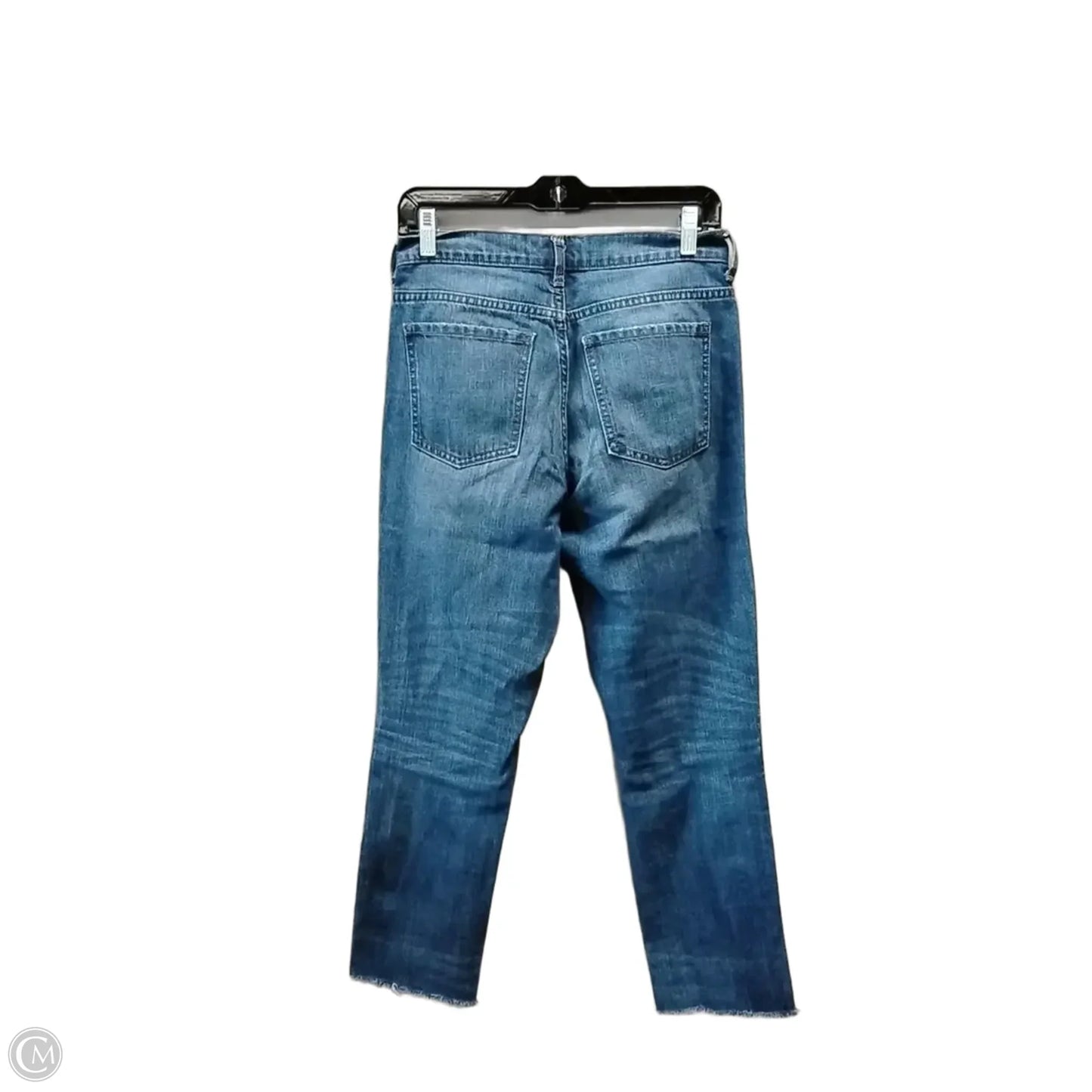 Jeans Cropped By Banana Republic In Blue, Size: 0