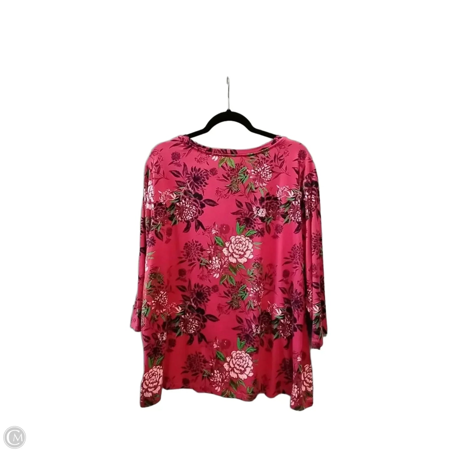 Top Long Sleeve By The Pioneer Woman In Red, Size: Xxxl