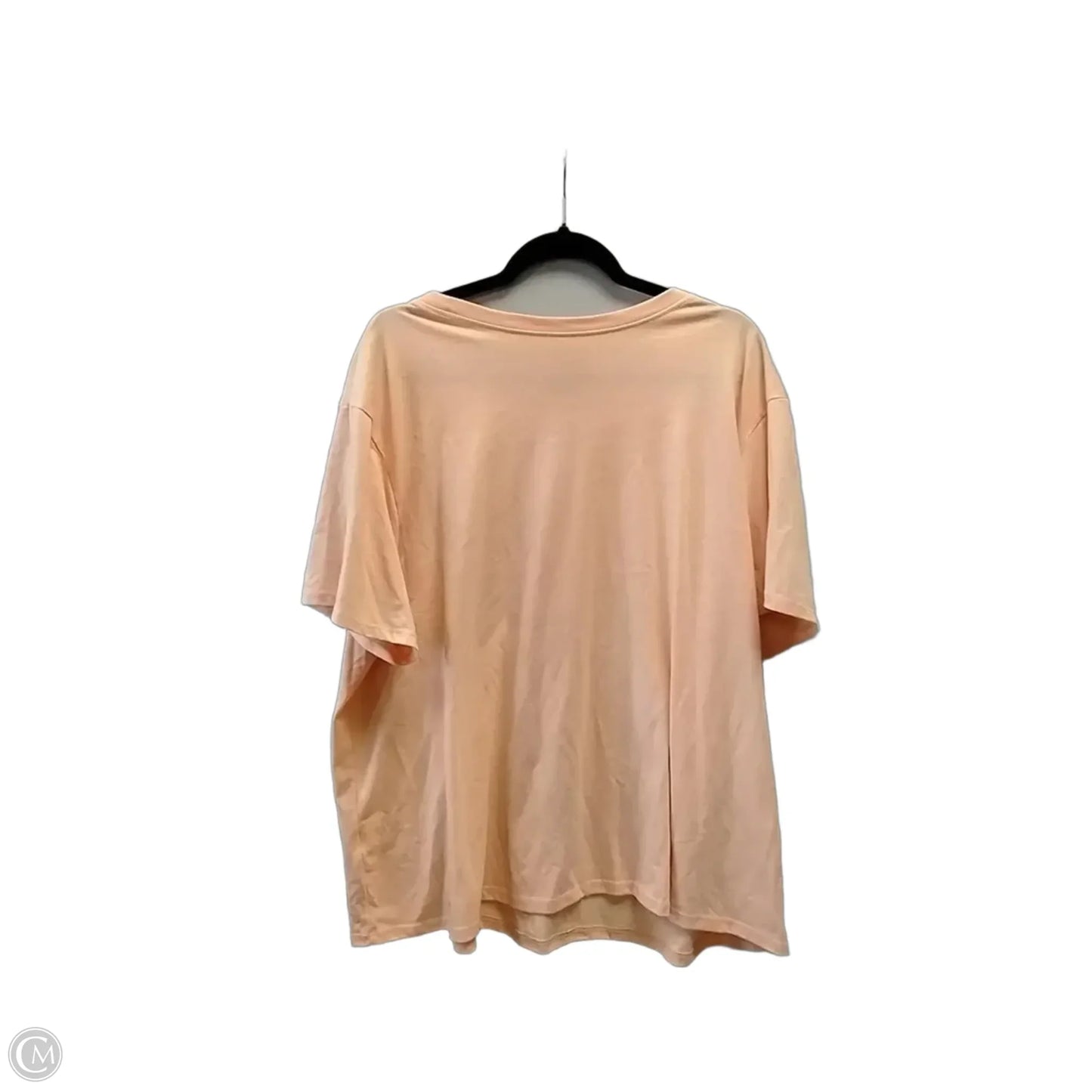 Top Short Sleeve By Clothes Mentor In Peach, Size: 3x