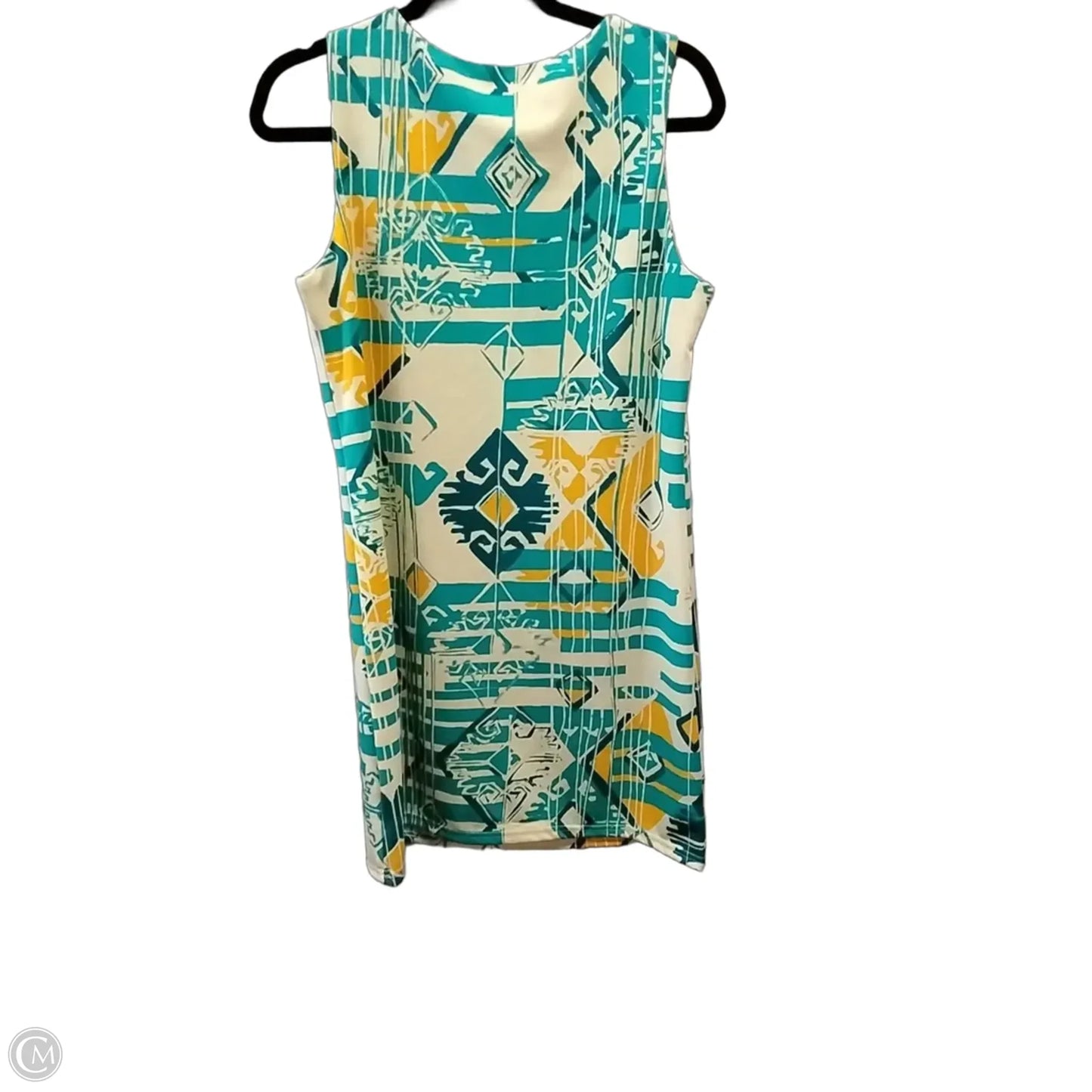 Dress Casual Short By Aryeh In Geometric Pattern, Size: S