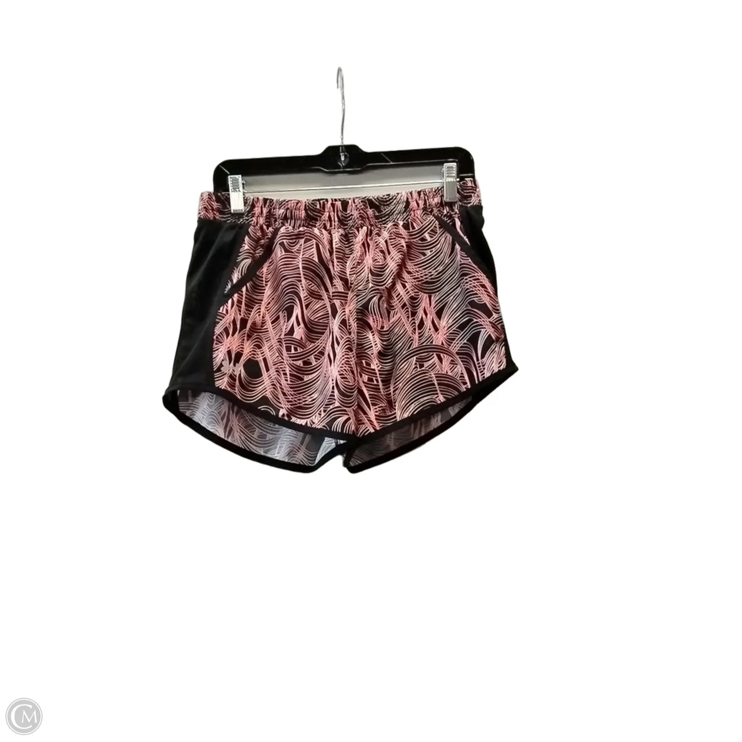 Athletic Shorts By Under Armour In Black & Pink, Size: M