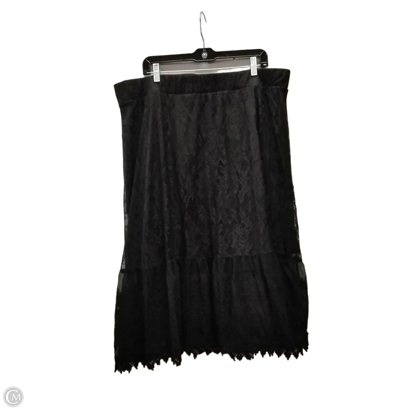 Skirt Maxi By Torrid In Black, Size: 2x