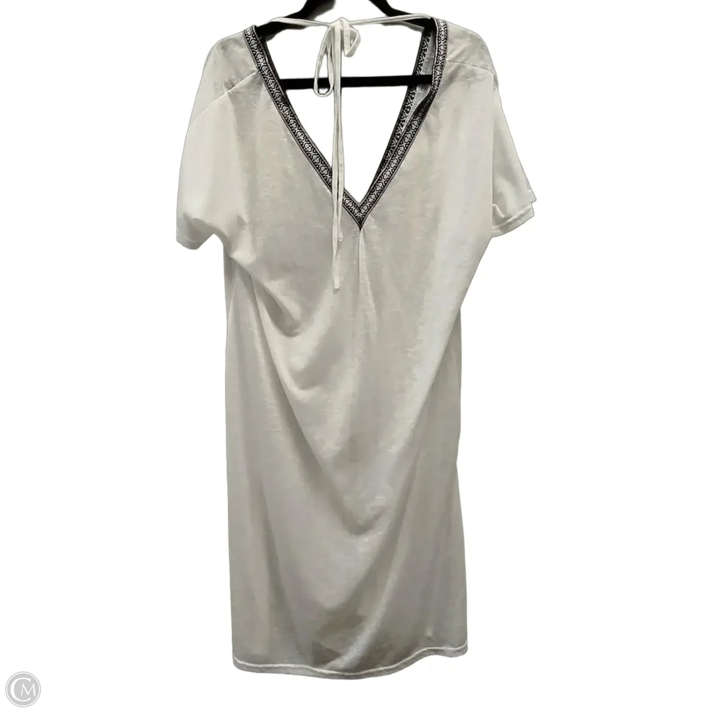 Kimono By Clothes Mentor In White, Size: Onesize