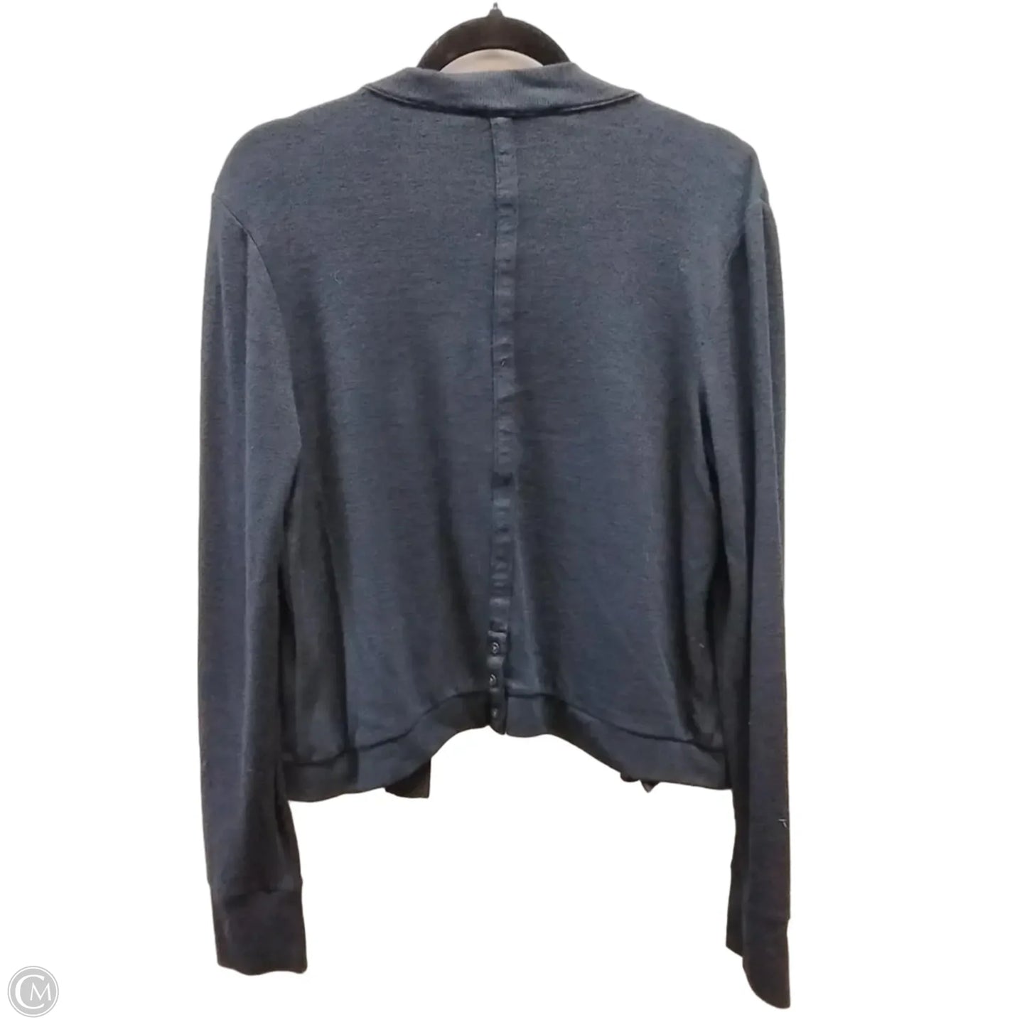 Sweater Cardigan By Banana Republic In Navy, Size: M
