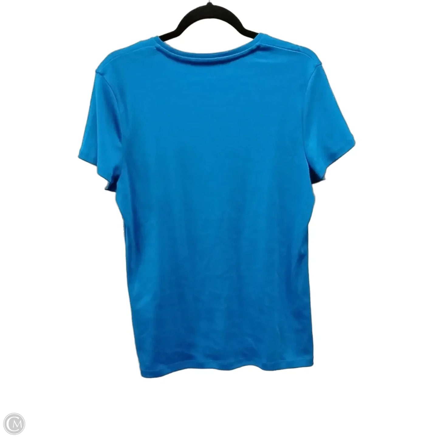 Top Short Sleeve By Jones And Co In Blue, Size: Xl