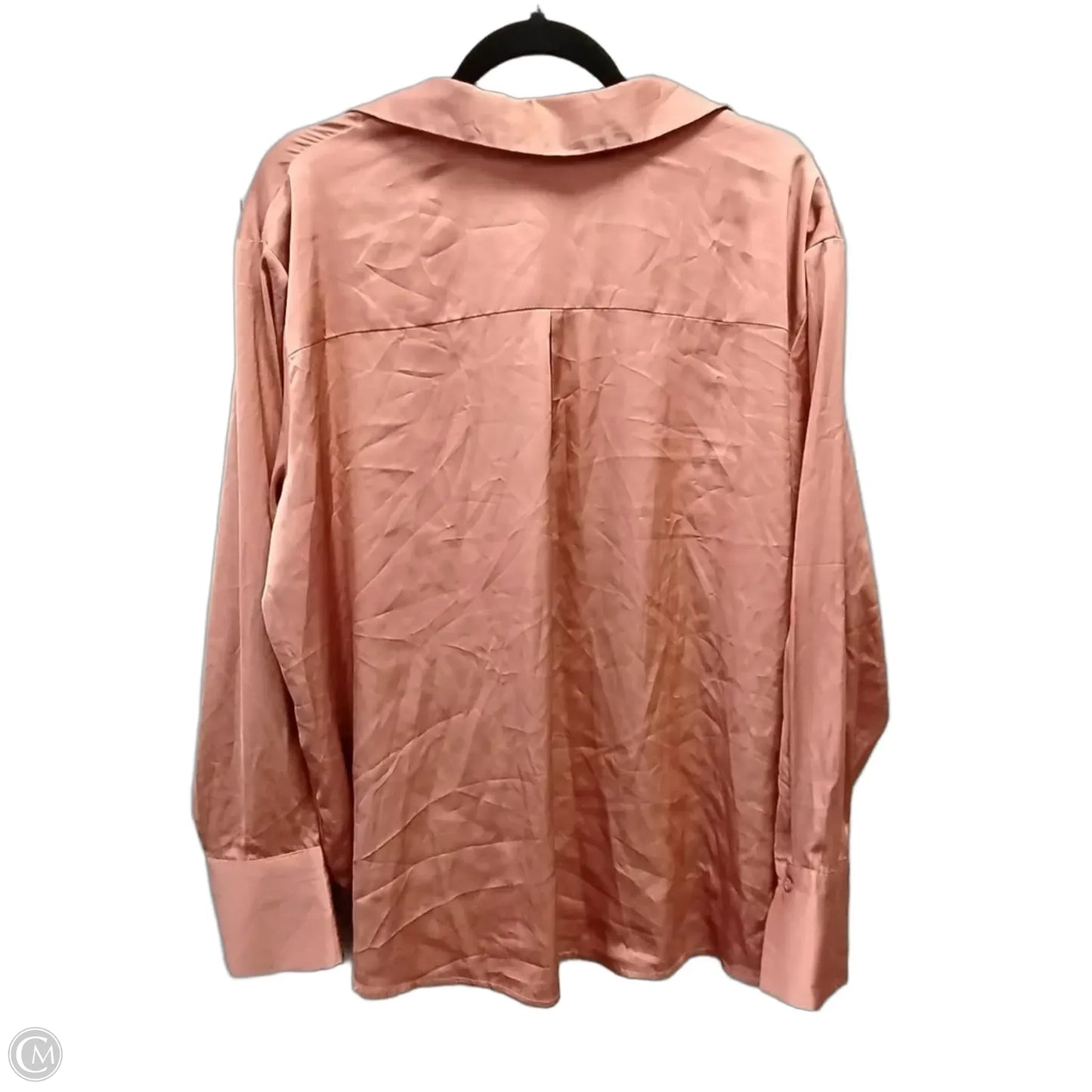 Blouse Long Sleeve By Carolina Belle In Orange, Size: Xl