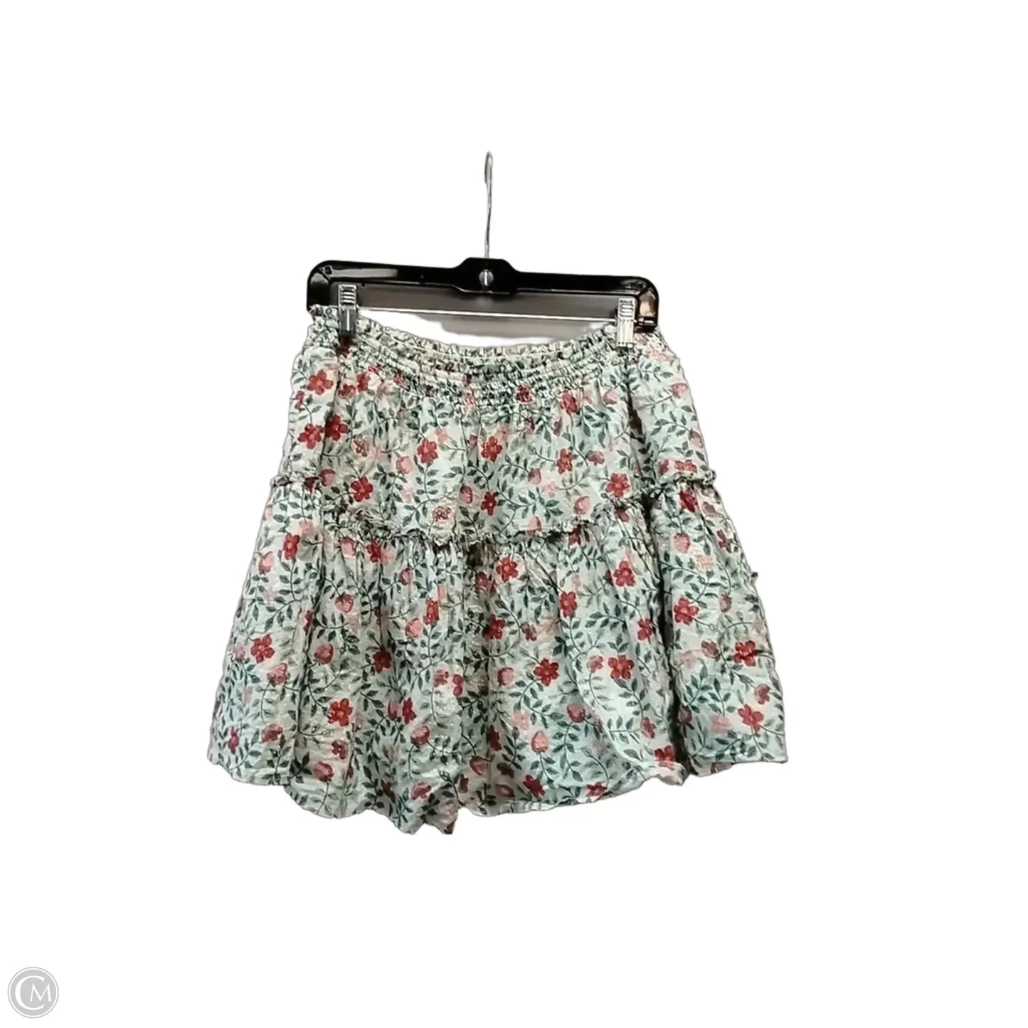 Skirt Mini & Short By Draper James In Floral Print, Size: Xl