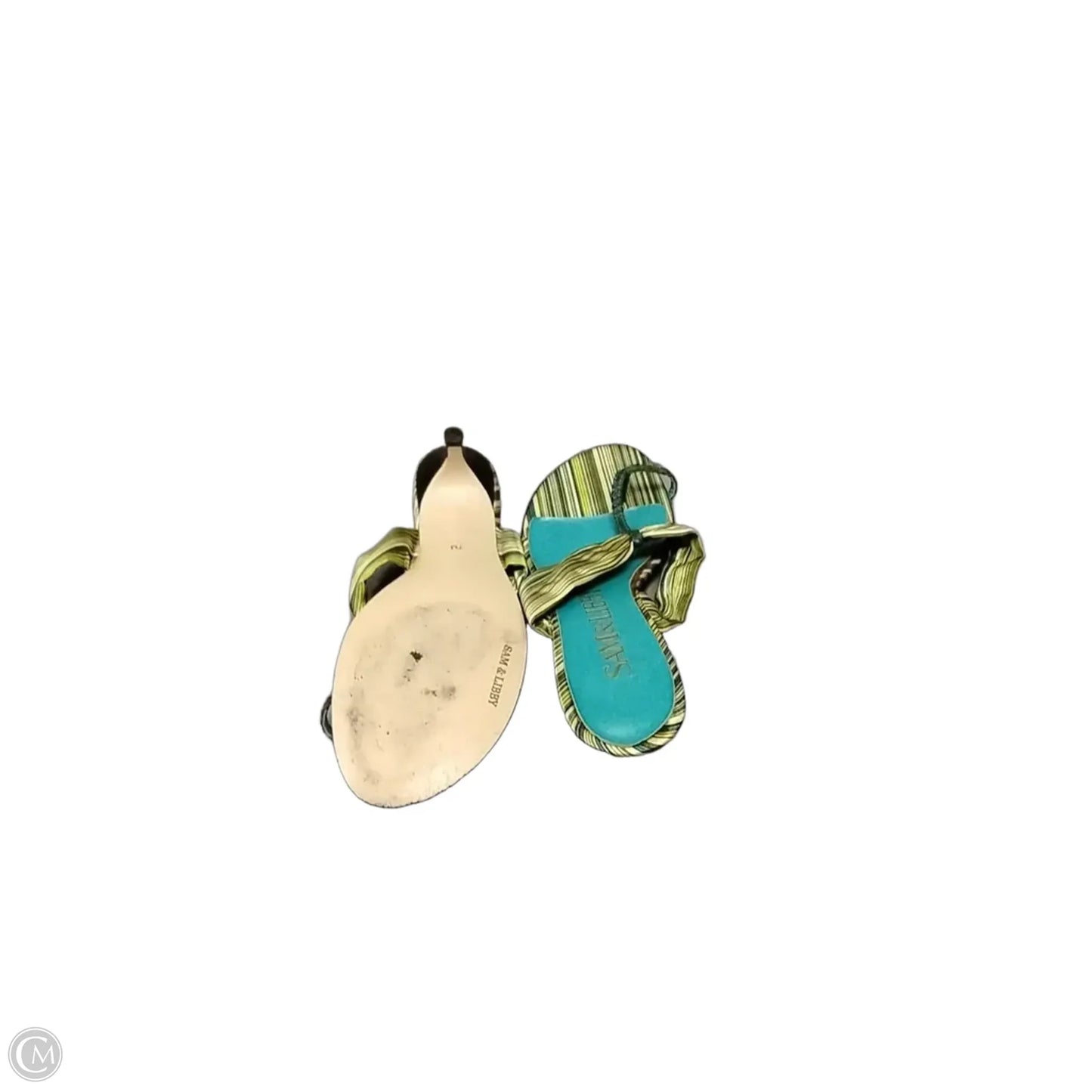Shoes Heels Kitten By Sam And Libby In Green, Size: 7