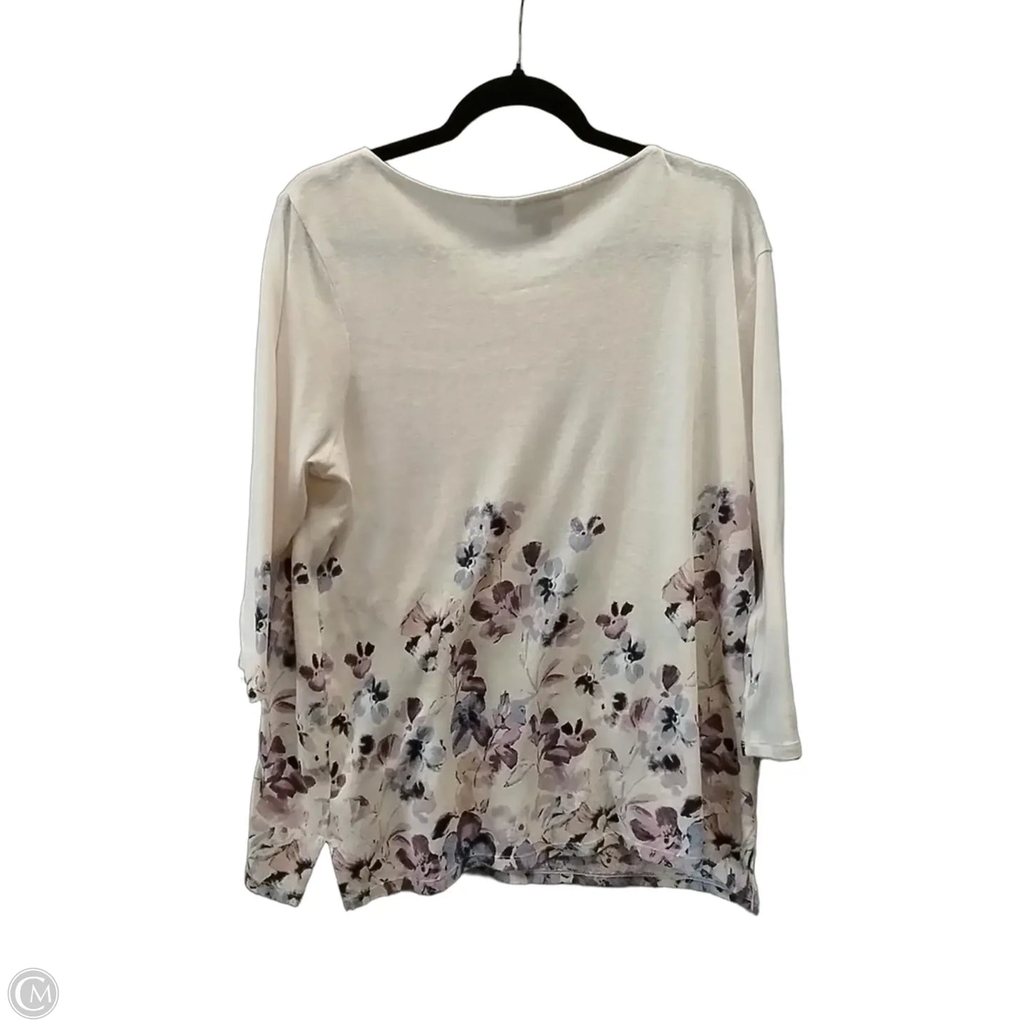 Top Long Sleeve By J. Jill In Pink, Size: 0