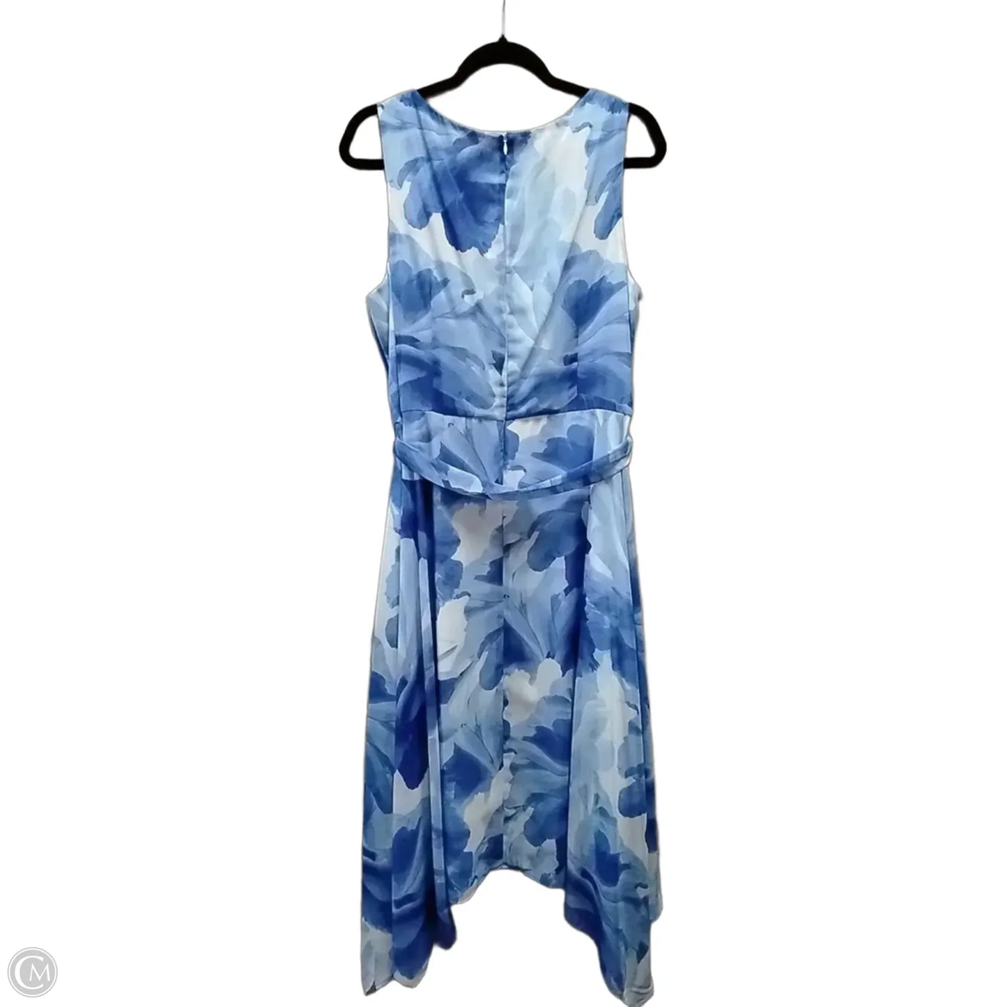 Dress Casual Maxi By Clothes Mentor In Blue & White, Size: 18