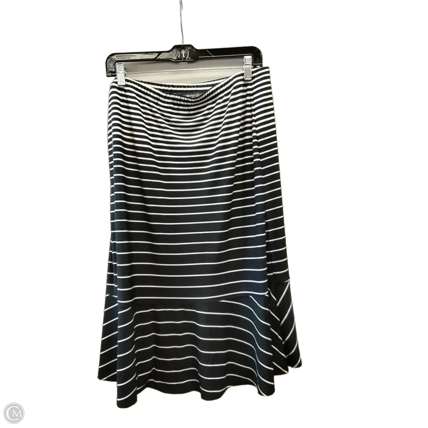 Skirt Midi By Cato In Striped Pattern, Size: L