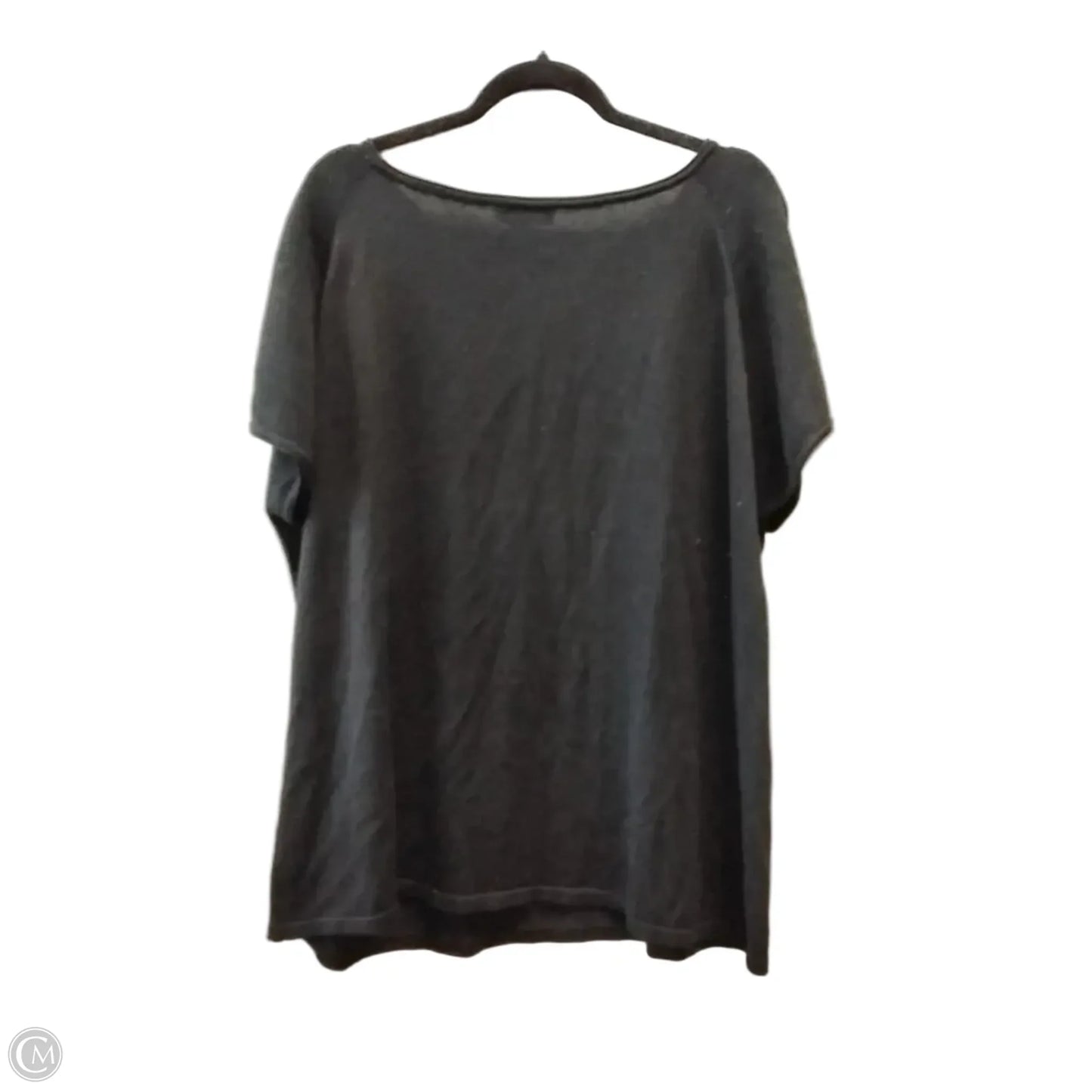 Sweater Short Sleeve By Coldwater Creek In Black, Size: 3x