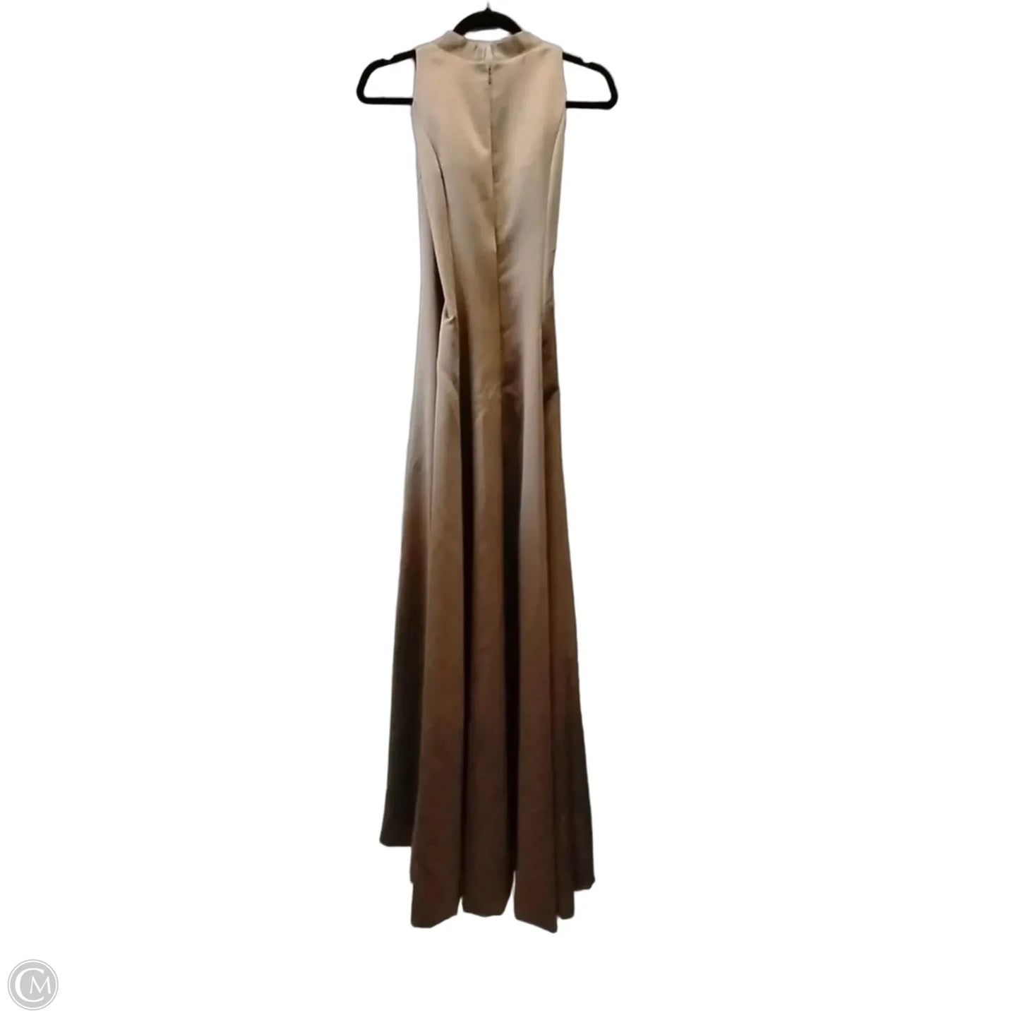 Dress Casual Maxi By Clothes Mentor In Bronze, Size: 8