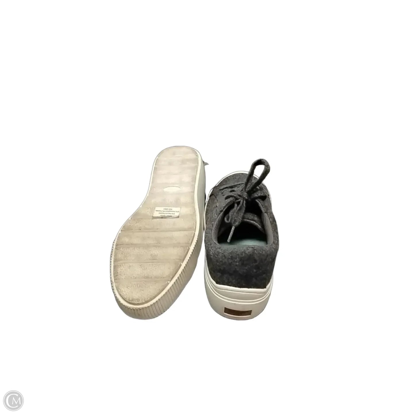 Shoes Sneakers By Dr Scholls In Grey & White, Size: 10