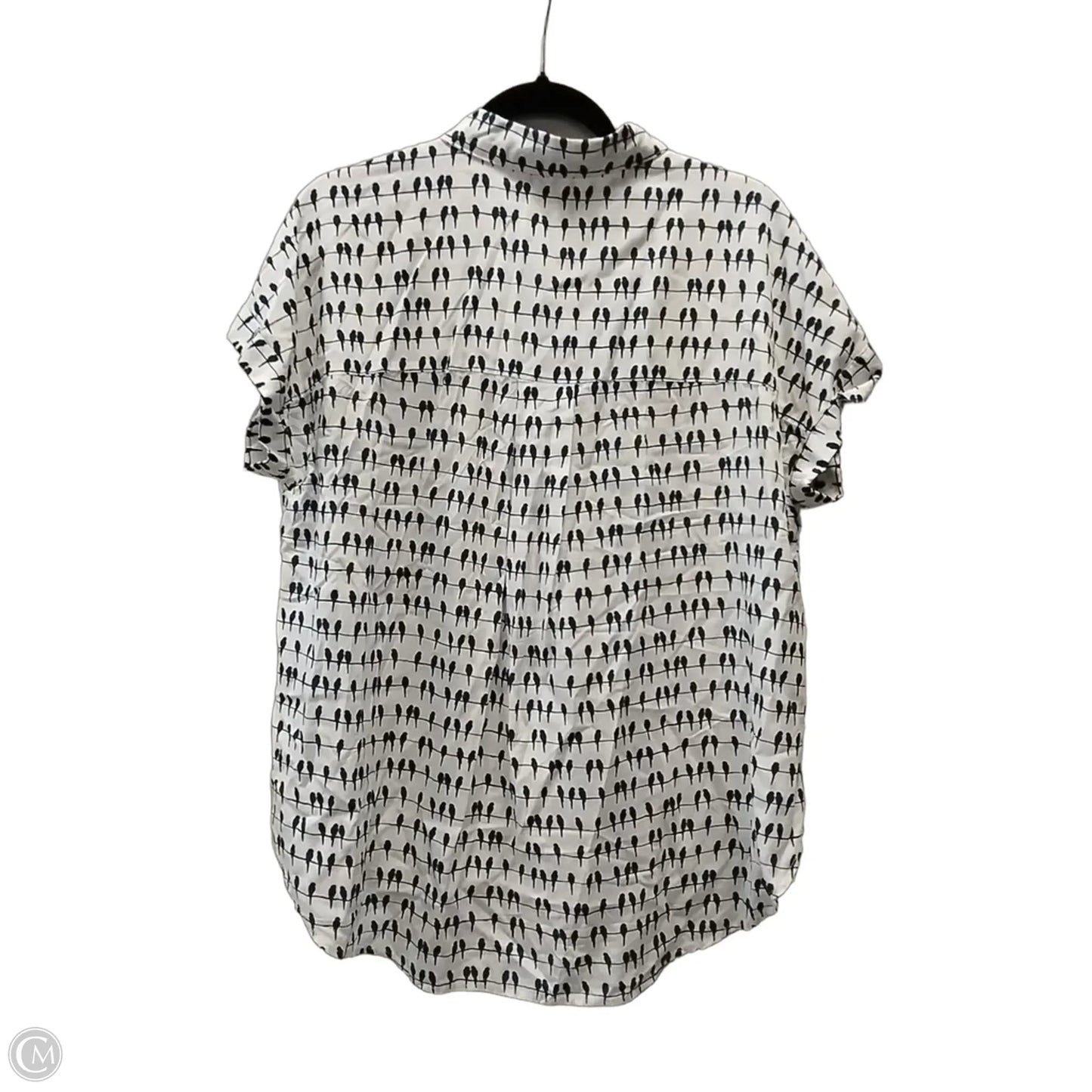 Blouse Short Sleeve By Jane And Delancey In Animal Print, Size: L