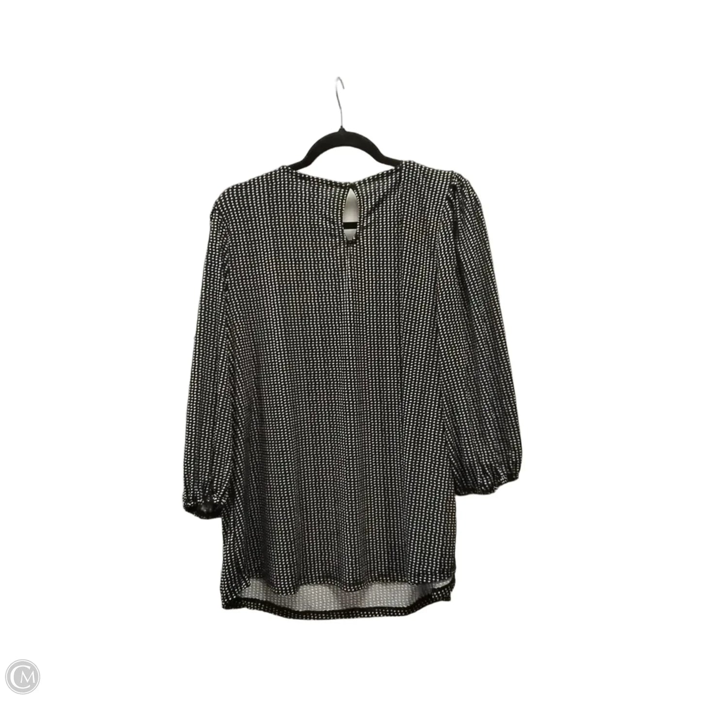 Blouse 3/4 Sleeve By Adrianna Papell In Polkadot Pattern, Size: 2x