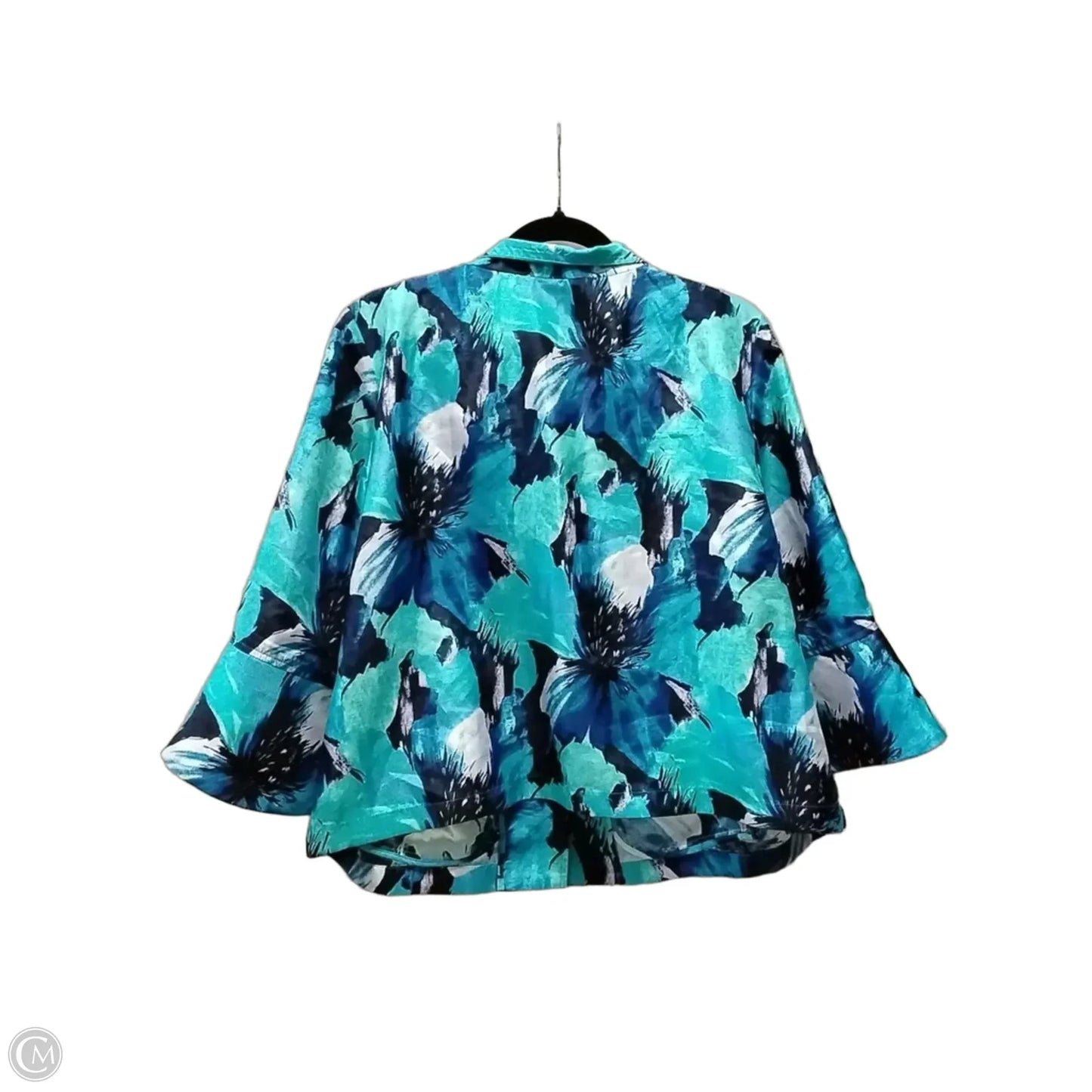 Jacket Other By Chicos In Blue, Size: Xl