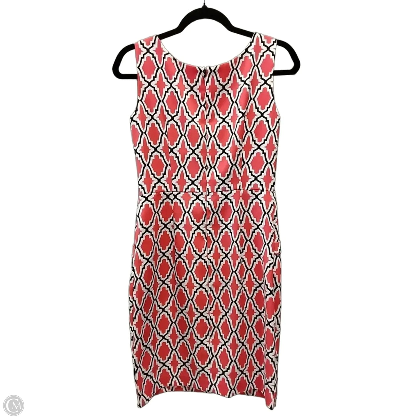 Dress Casual Midi By London Times In Orange, Size: 4