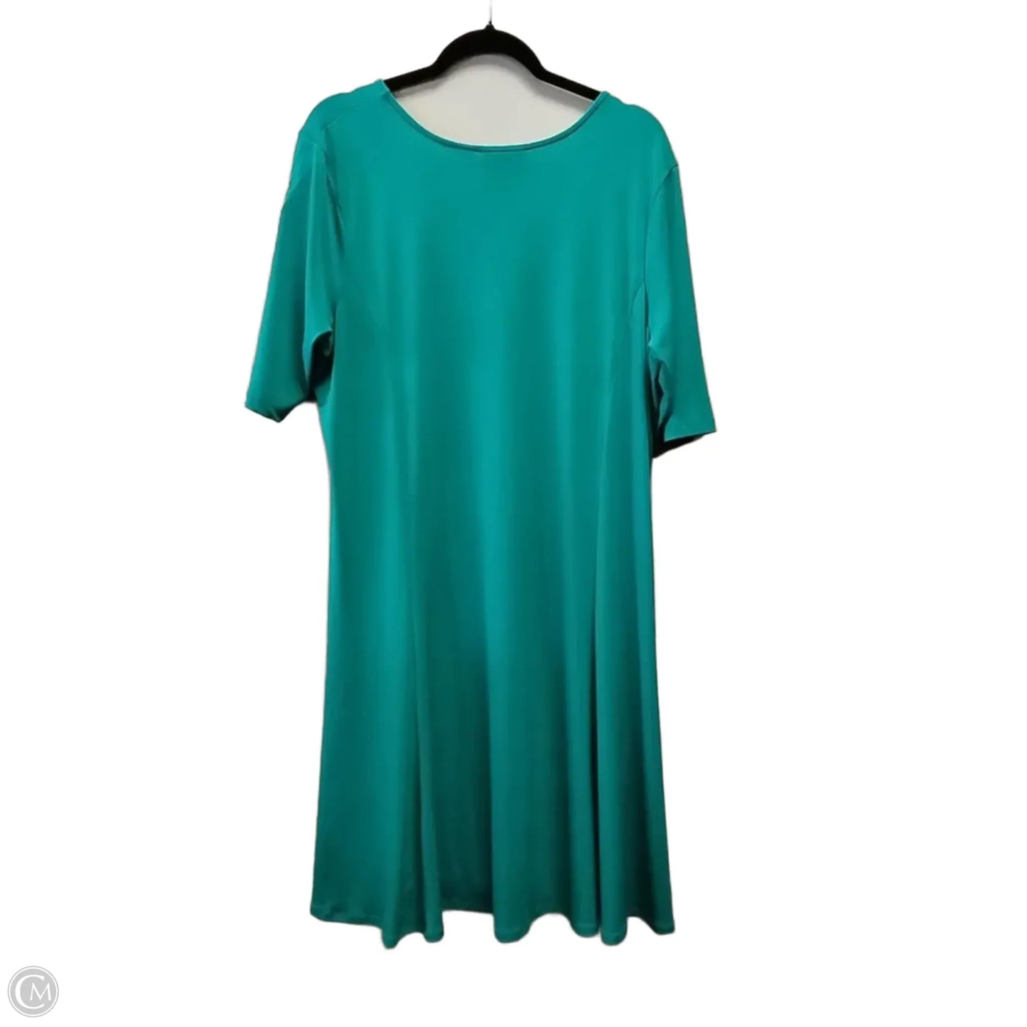 Dress Casual Midi By Susan Graver In Green, Size: 16