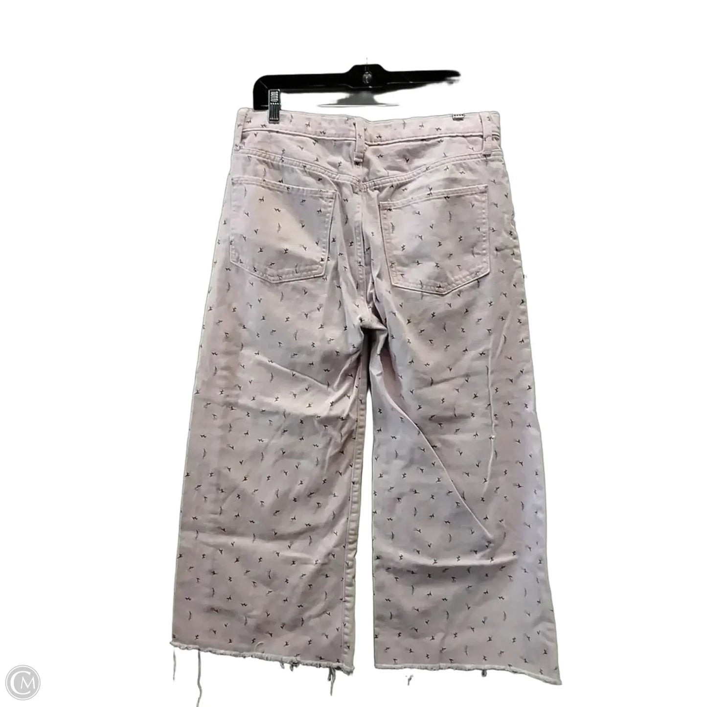 Jeans Wide Leg By Old Navy In Floral Print, Size: 8