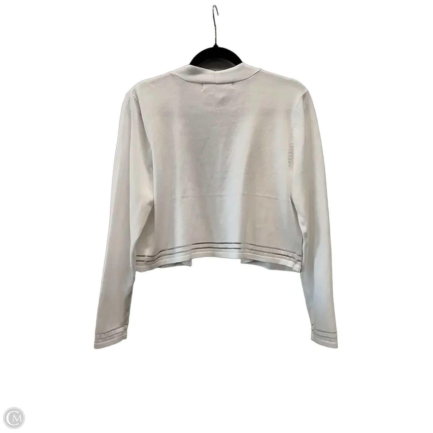 Sweater Cardigan By Love Scarlett In White, Size: L