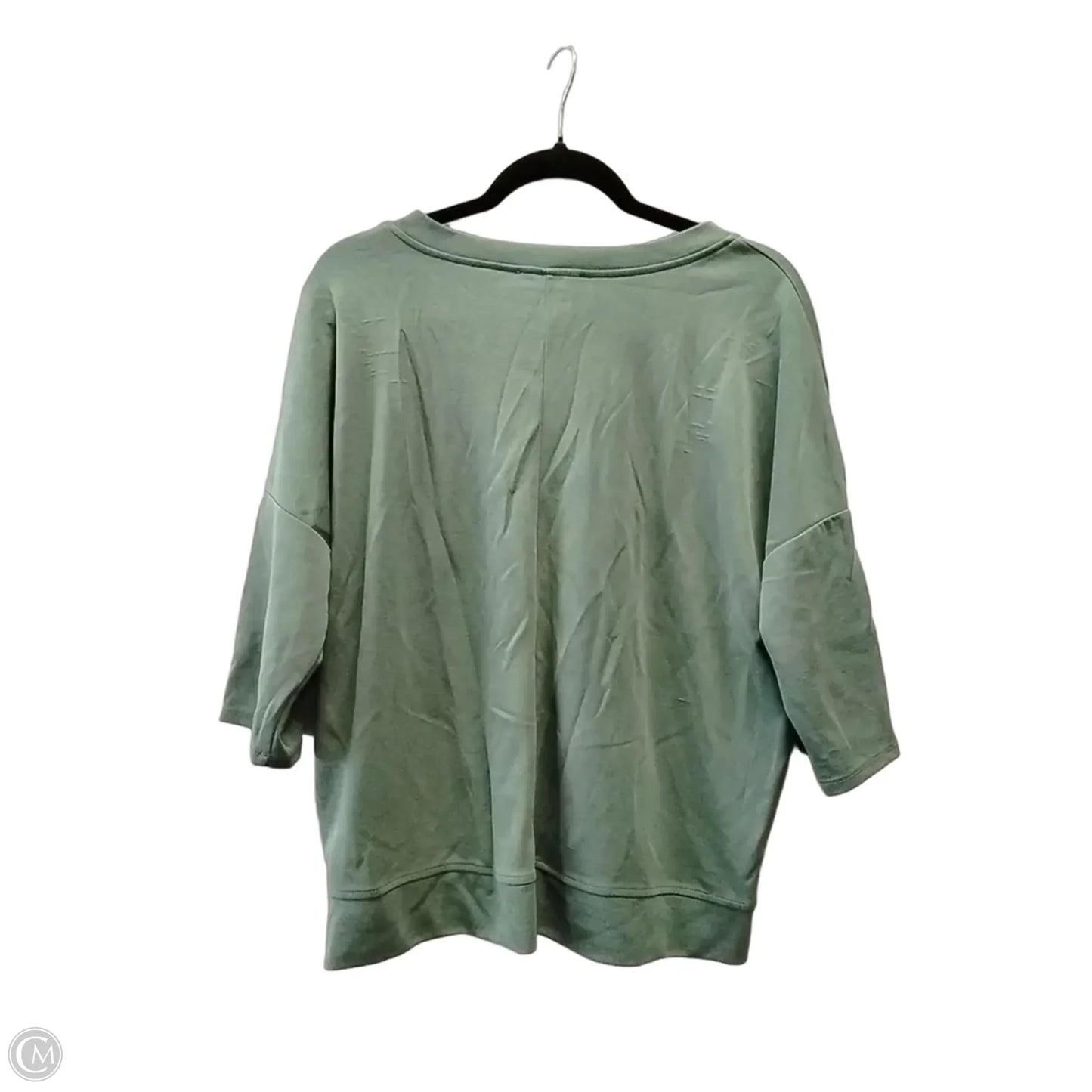 Top Long Sleeve By Cable And Gauge In Green, Size: L