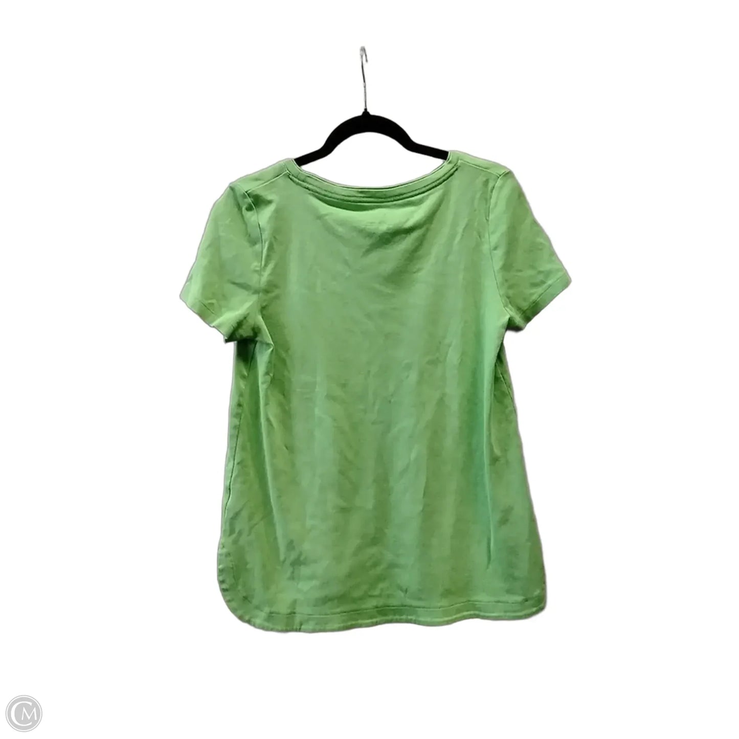 Top Short Sleeve By Talbots In Green, Size: L