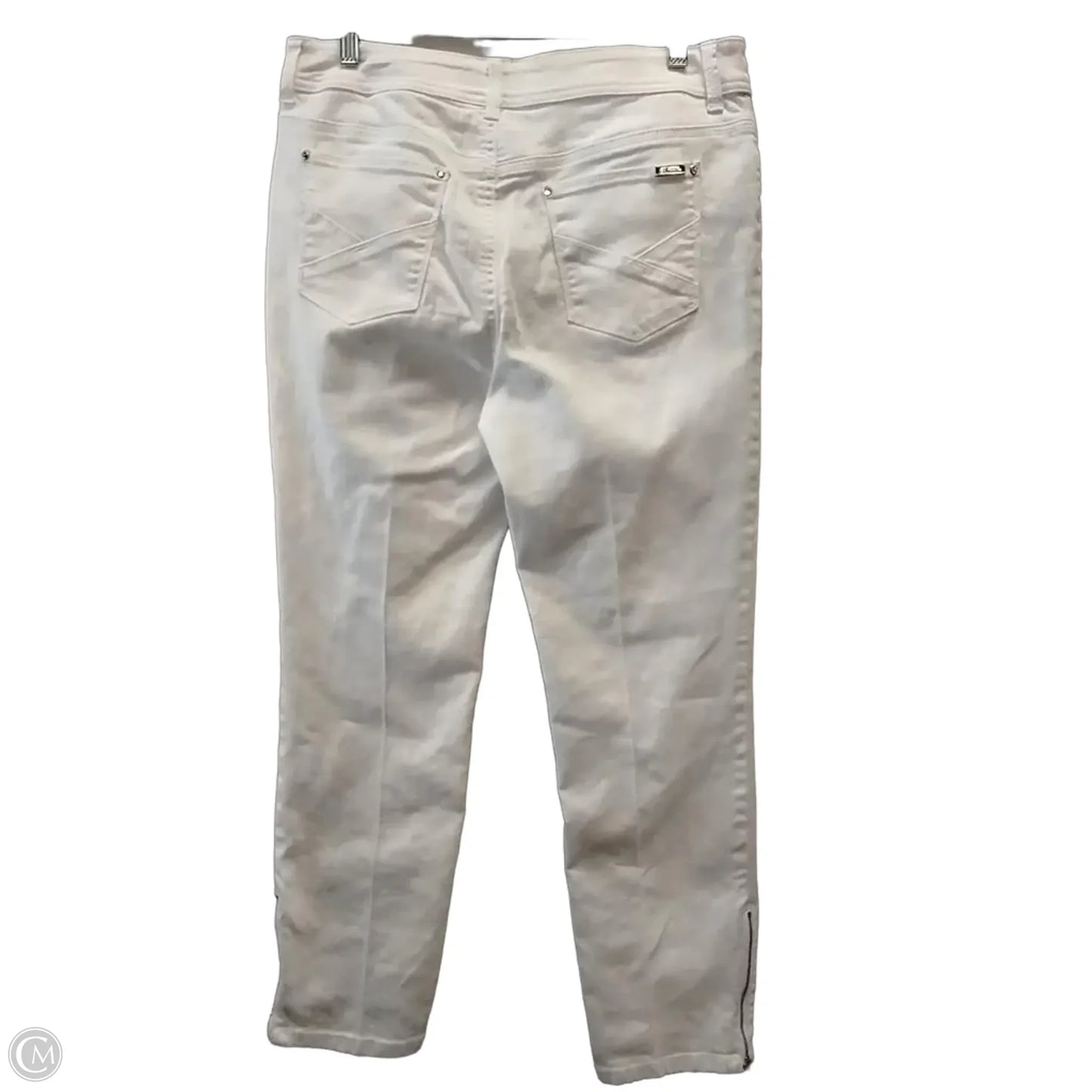 Jeans Straight By Chicos In White, Size: 8