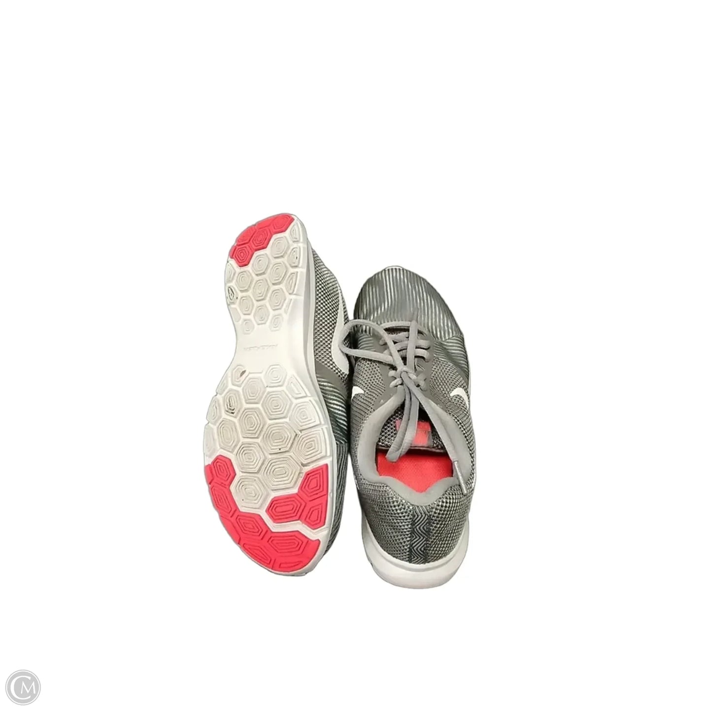 Shoes Athletic By Nike In Grey & White, Size: 7.5