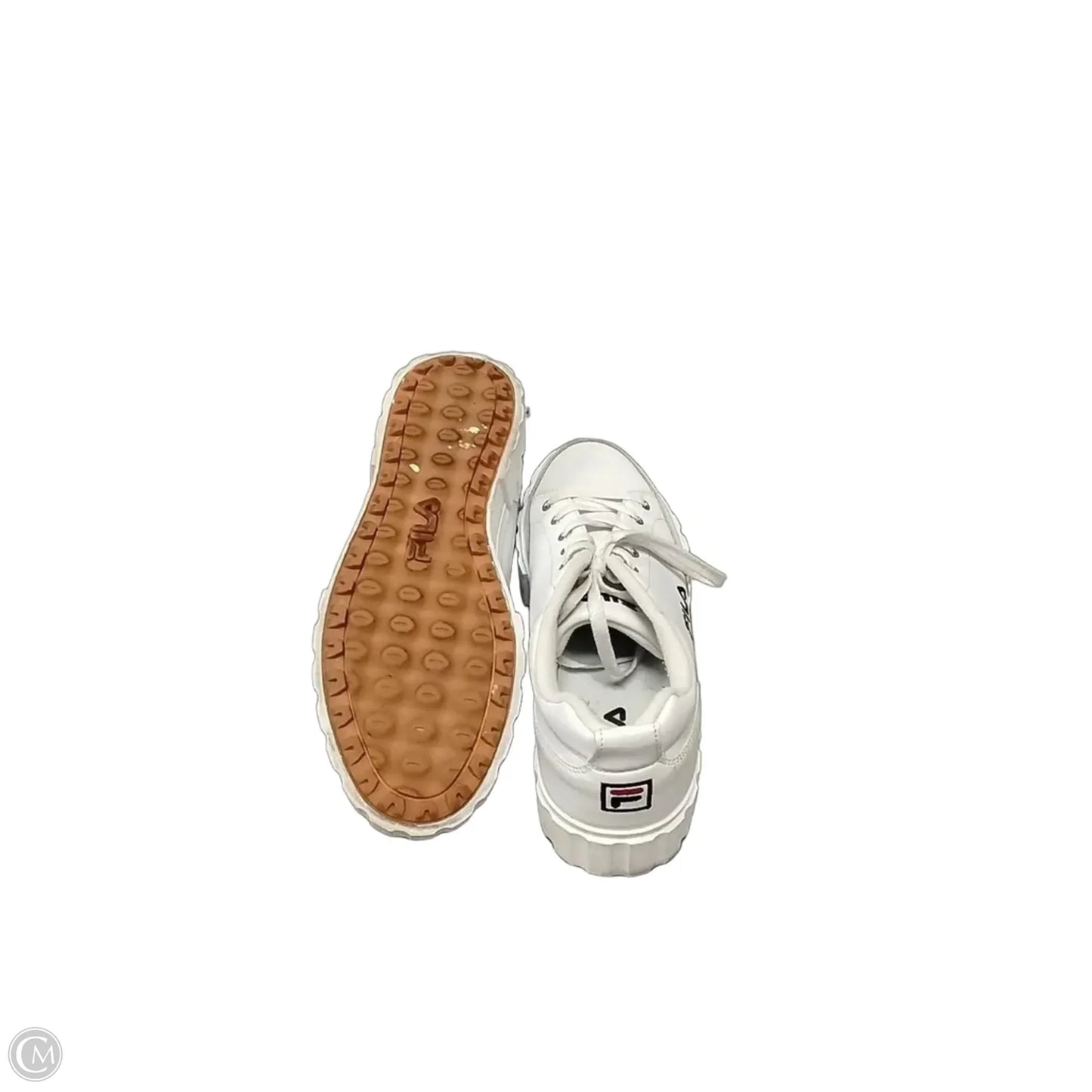 Shoes Athletic By Fila In White, Size: 8.5