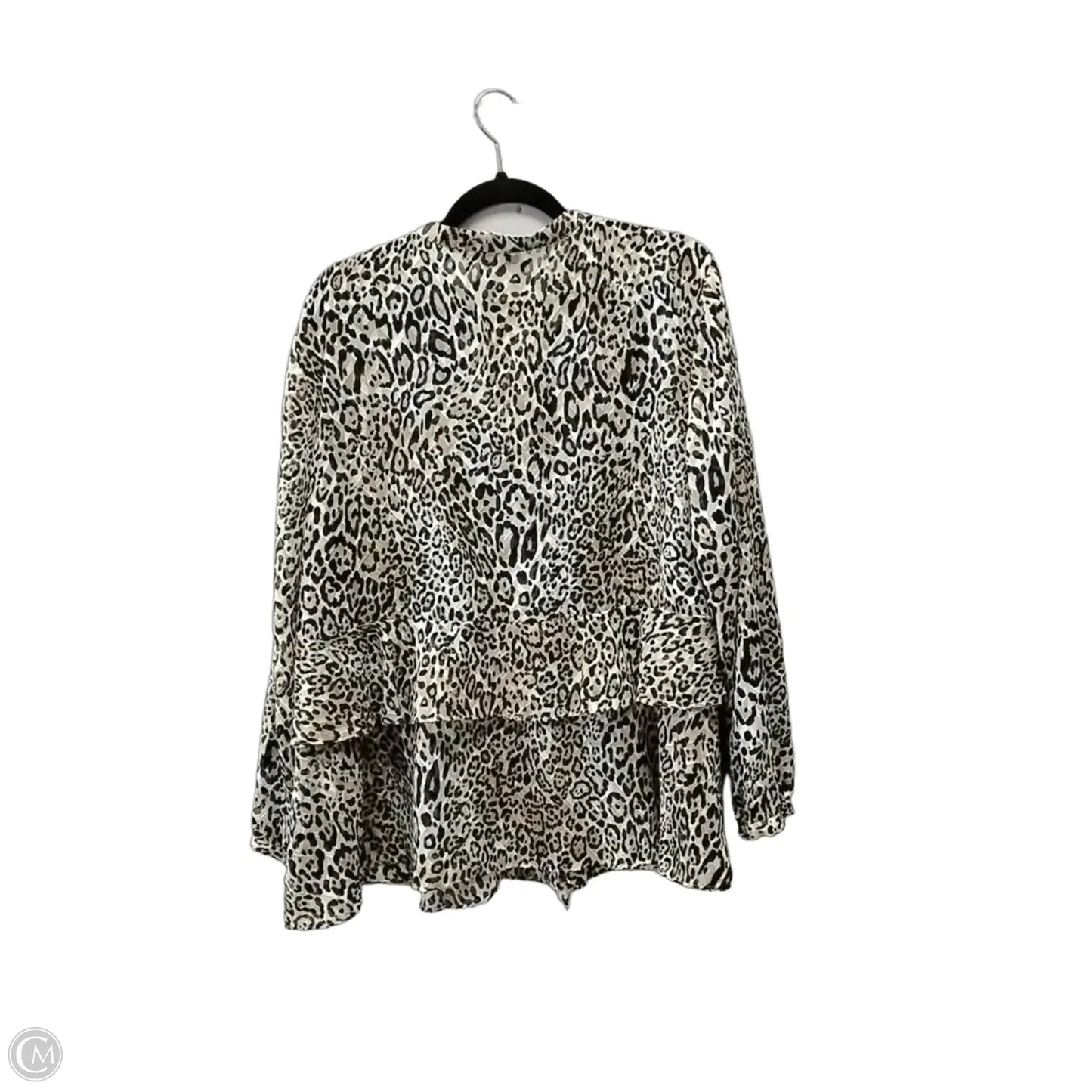 Kimono By Chicos In Leopard Print, Size: Xl