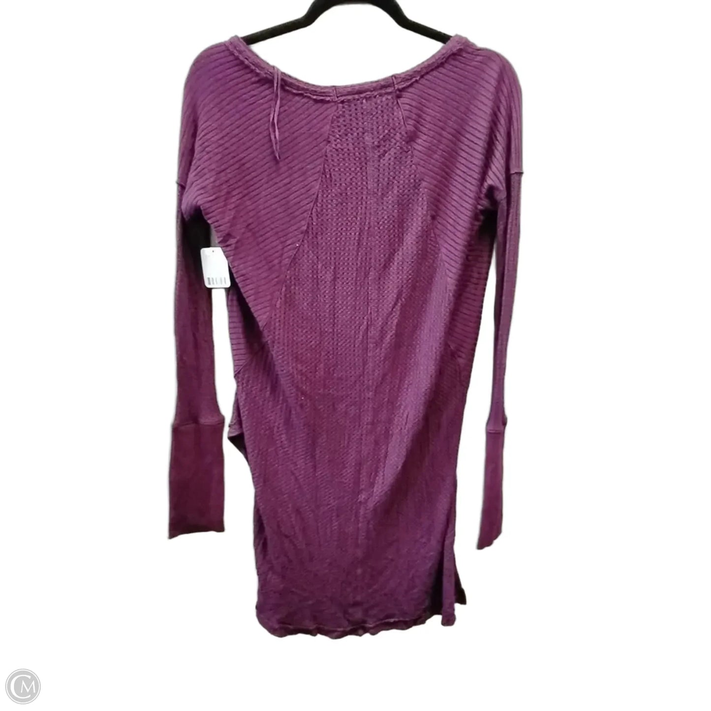 Top Long Sleeve By Free People In Purple, Size: S