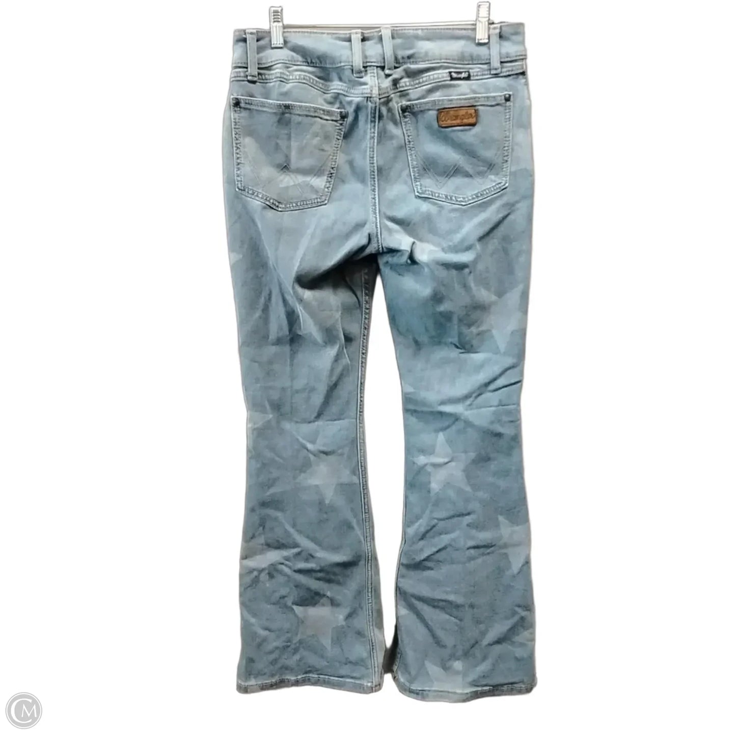 Jeans Flared By Wrangler In Blue, Size: 12