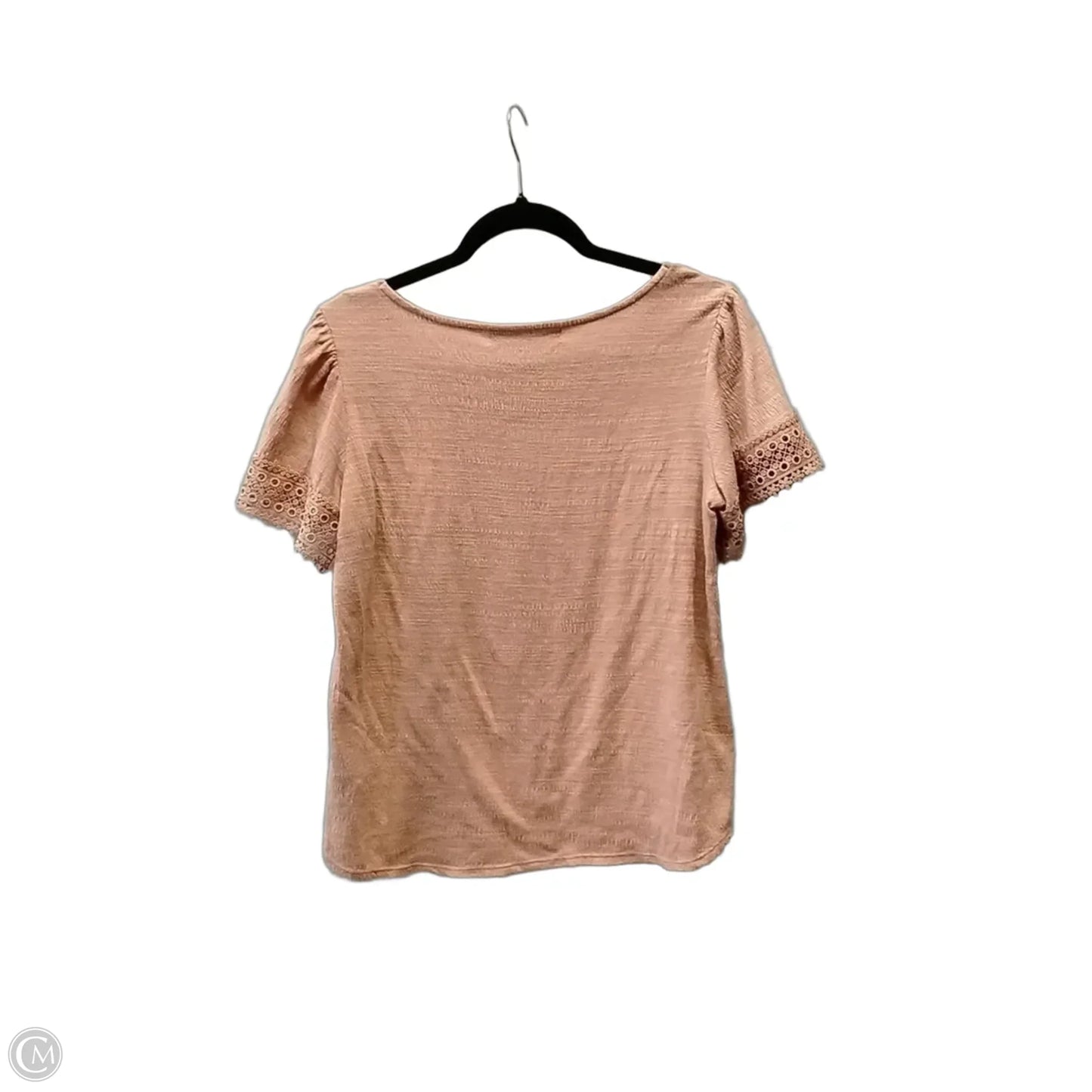 Blouse Short Sleeve By Love Scarlett In Orange, Size: S