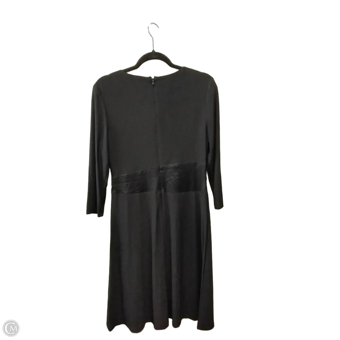 Dress Casual Midi By Lauren By Ralph Lauren In Black, Size: 8
