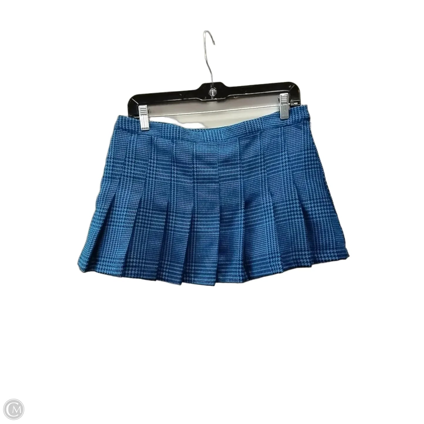 Skirt Mini & Short By Cme In Black & Blue, Size: 9