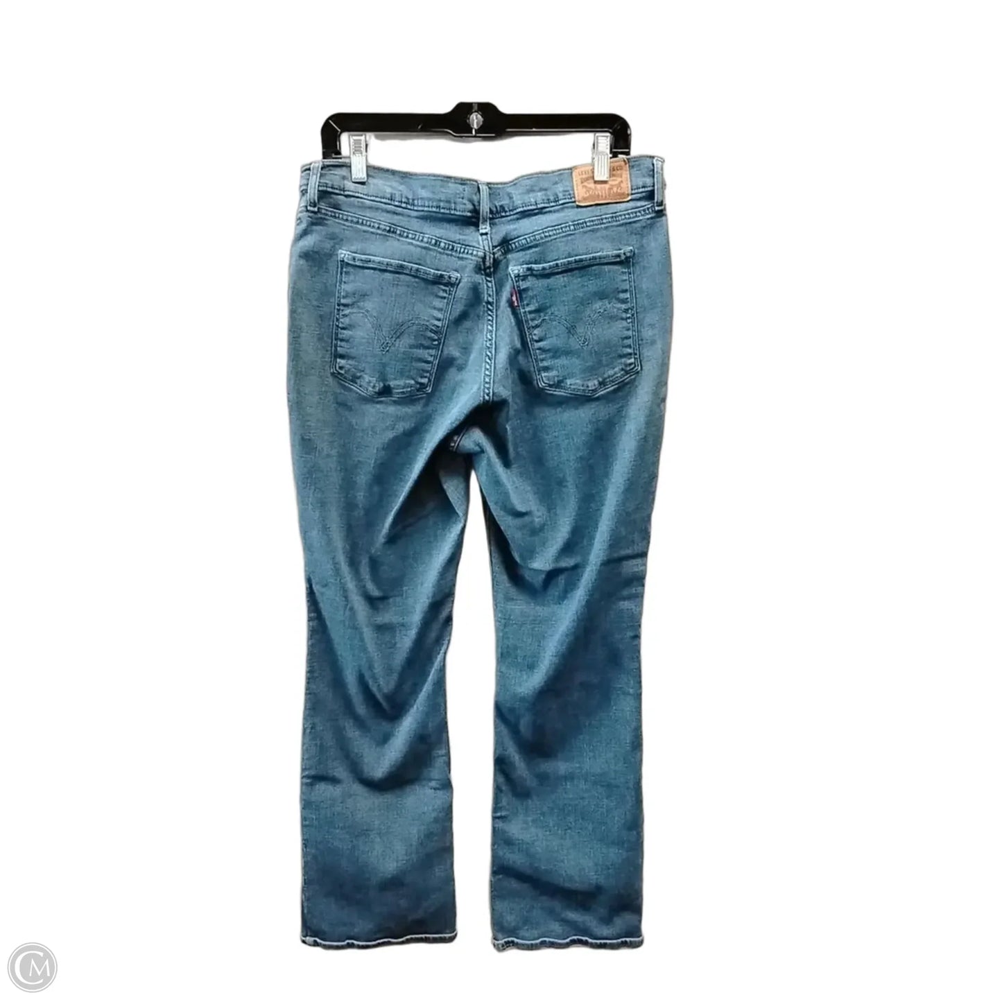 Jeans Flared By Levis In Blue, Size: 14