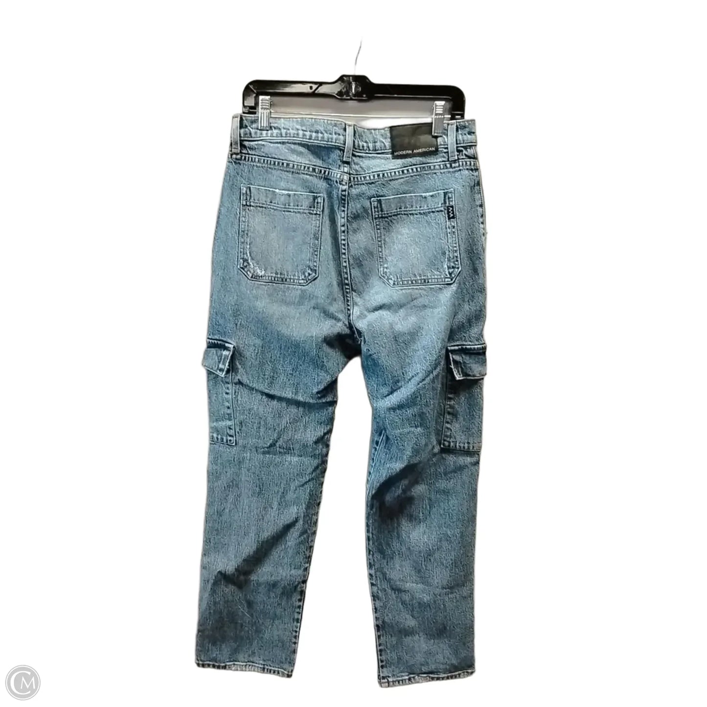 Jeans Wide Leg By Modern American In Blue, Size: 8
