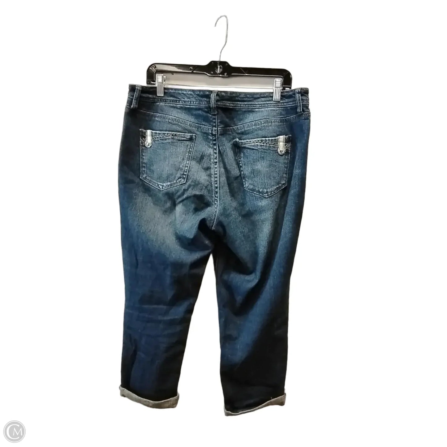 Jeans Cropped By Bandolino In Blue, Size: 10