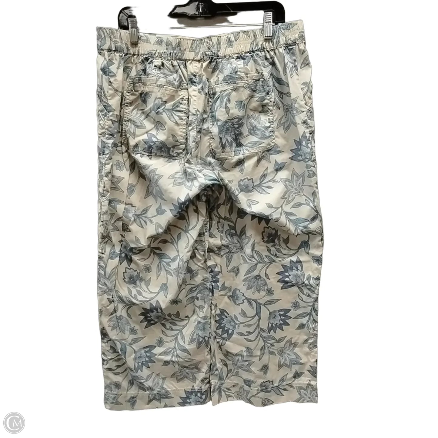 Pants Cropped By Democracy In Floral Print, Size: 16