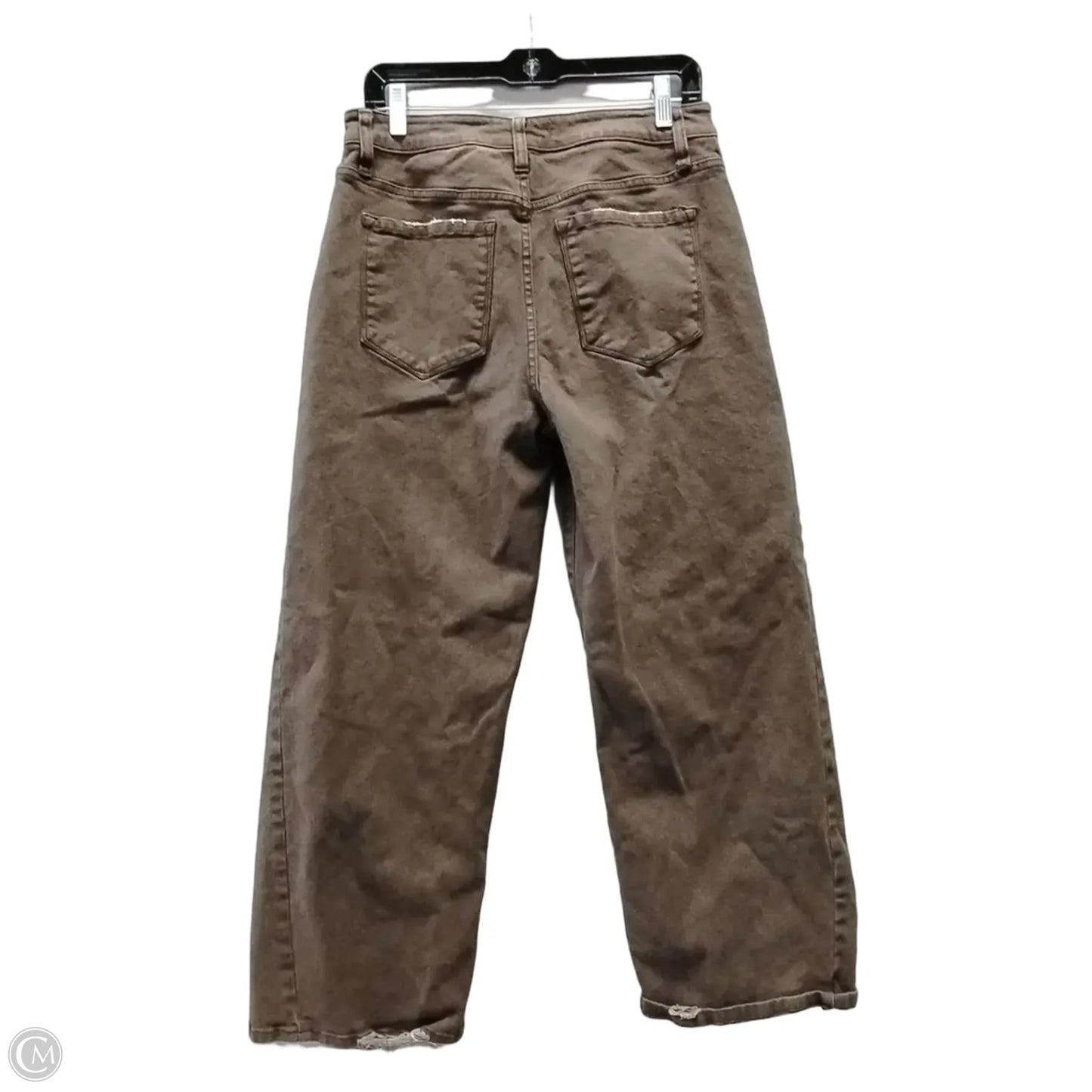 Jeans Straight By Verve In Brown, Size: 8